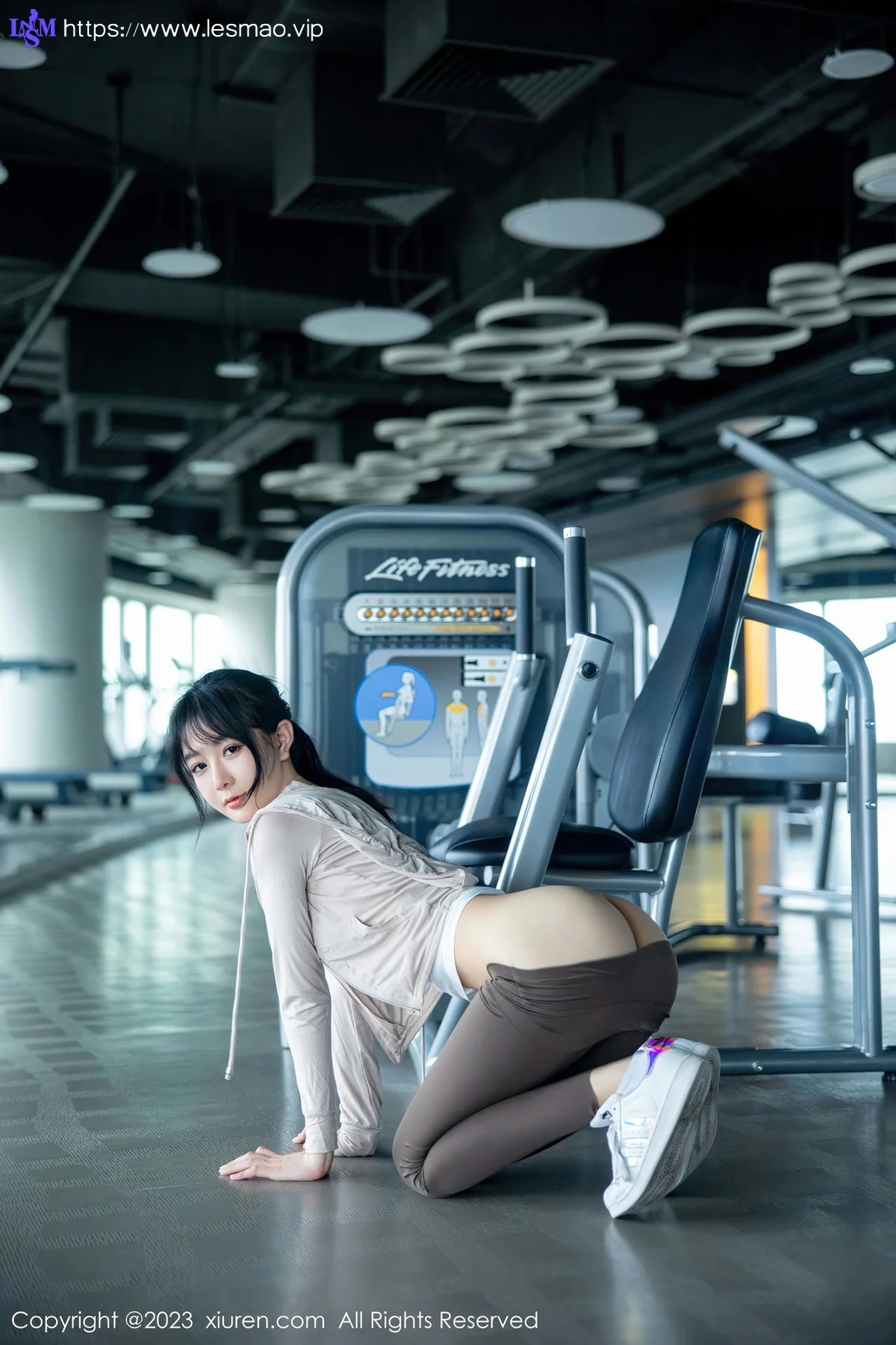 XiuRen 秀人 No.6683 幼幼 浅色运动服饰性感写真11 - 49