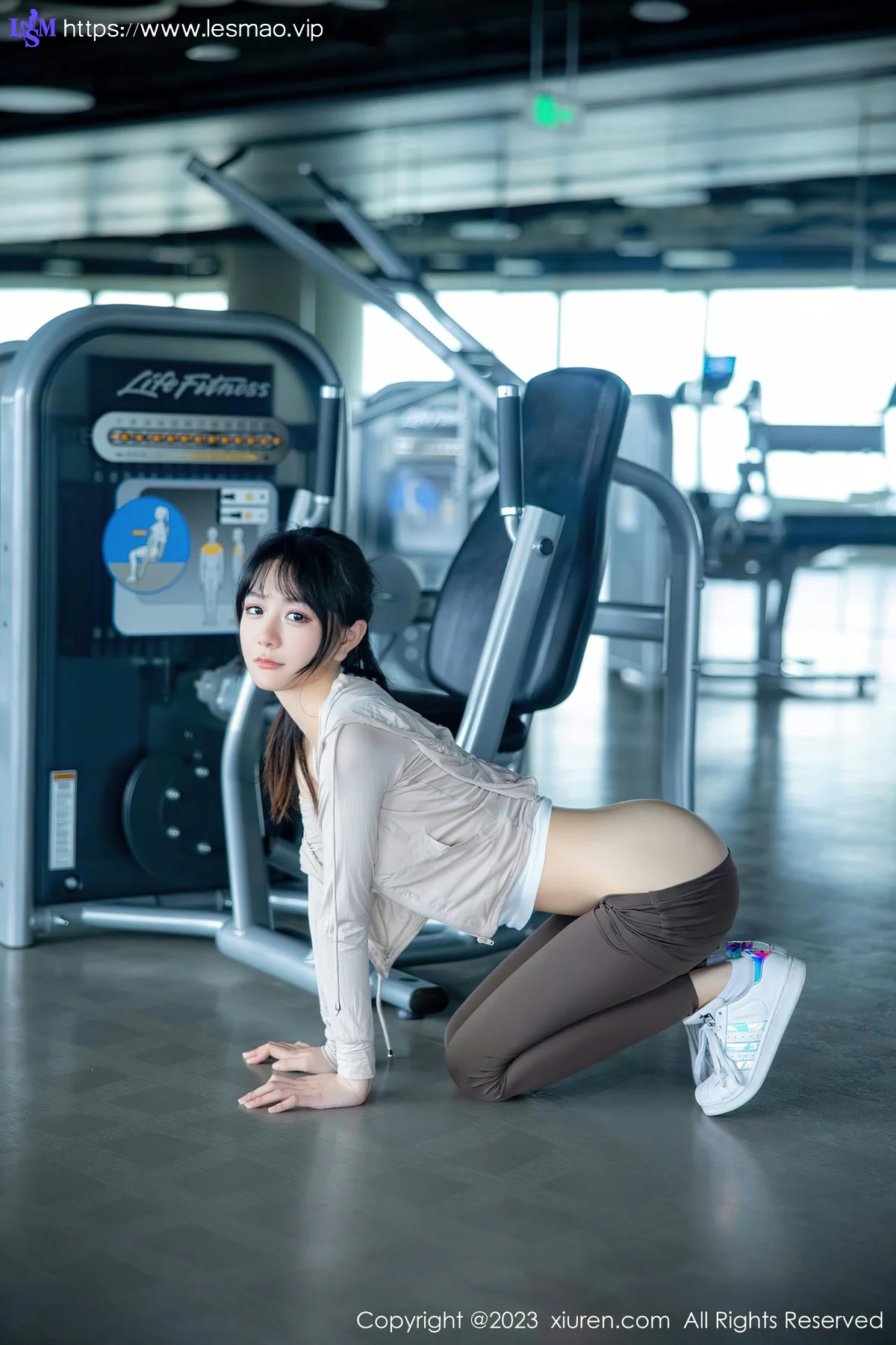 XiuRen 秀人 No.6683 幼幼 浅色运动服饰性感写真11 - 52