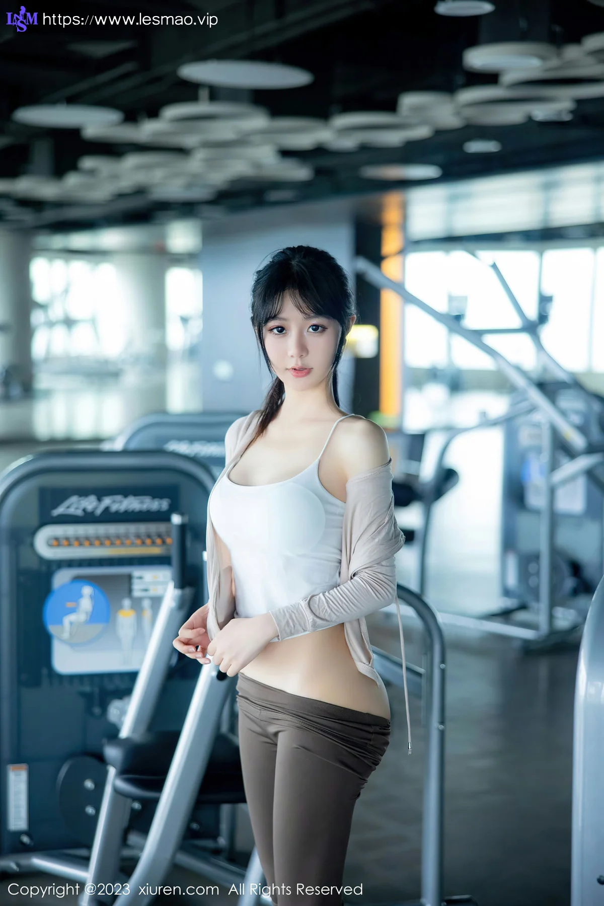 XiuRen 秀人 No.6683 幼幼 浅色运动服饰性感写真11 - 54