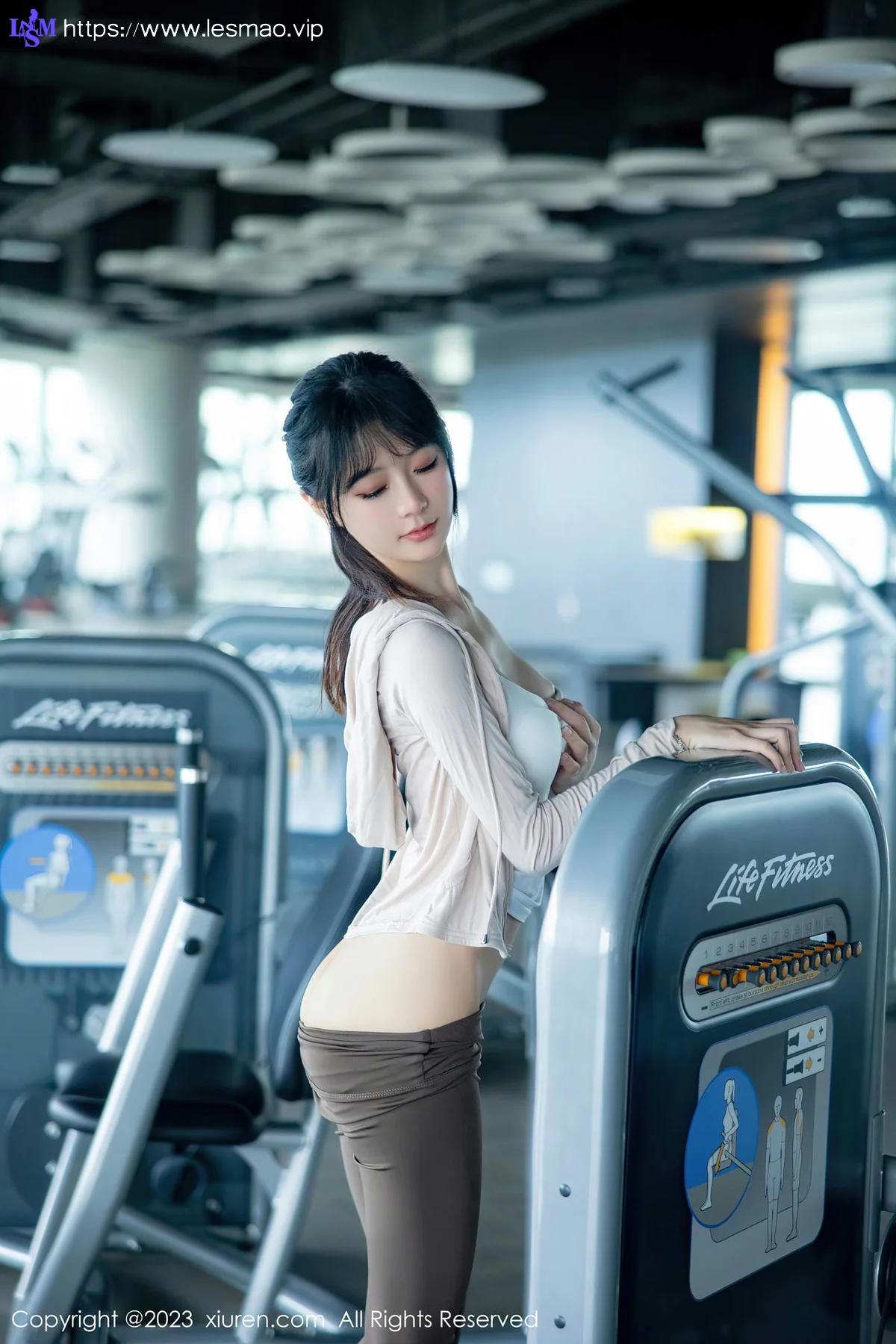 XiuRen 秀人 No.6683 幼幼 浅色运动服饰性感写真11 - 57