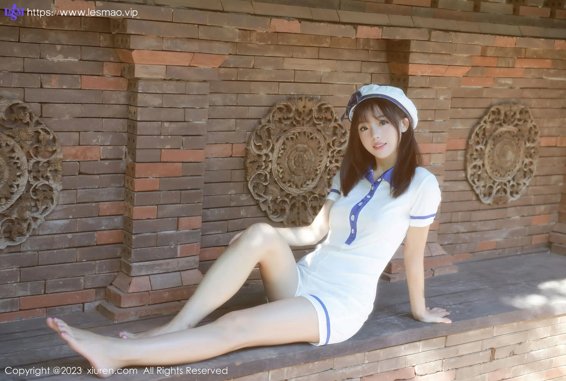 XiuRen 秀人 No.6686 佘贝拉bella 白色海军服南京旅拍 - 12