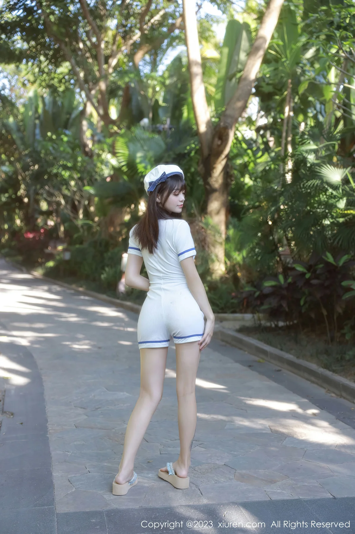XiuRen 秀人 No.6686 佘贝拉bella 白色海军服南京旅拍 - 21
