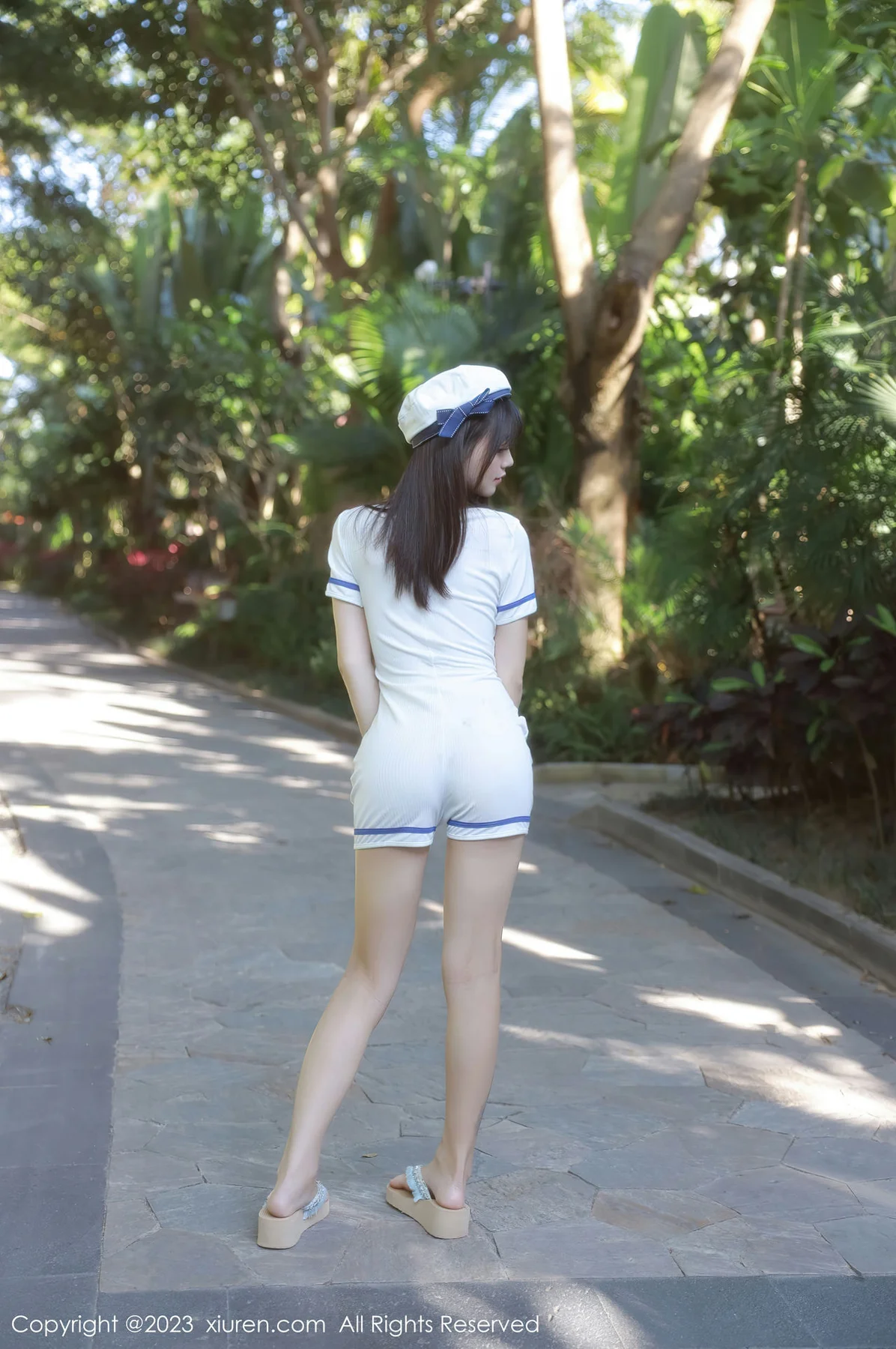 XiuRen 秀人 No.6686 佘贝拉bella 白色海军服南京旅拍 - 22