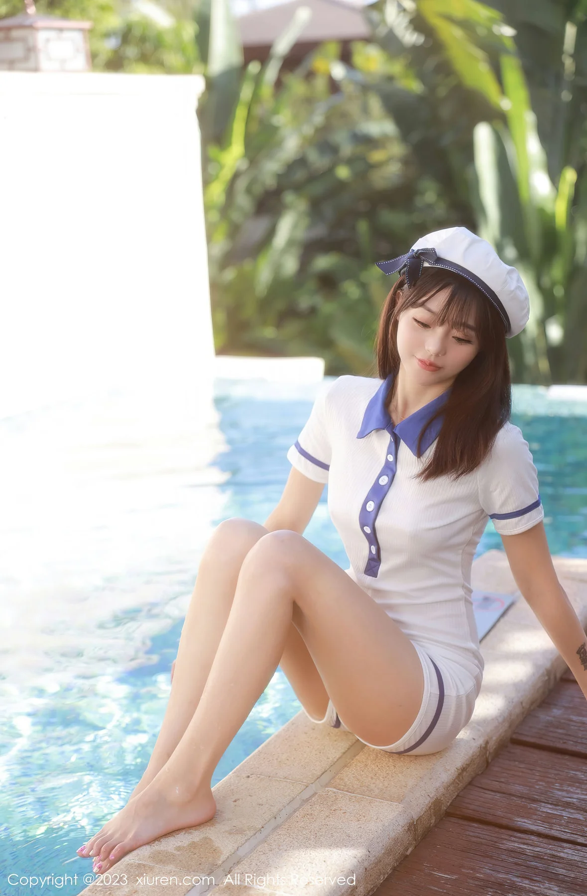 XiuRen 秀人 No.6686 佘贝拉bella 白色海军服南京旅拍 - 24