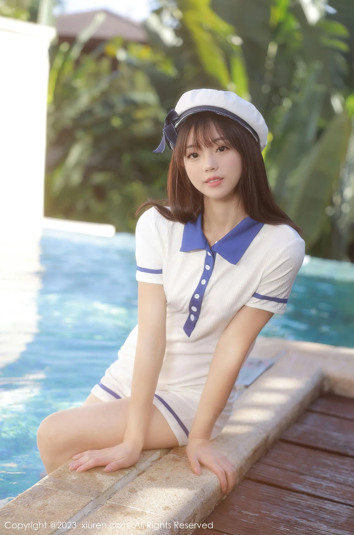 XiuRen 秀人 No.6686 佘贝拉bella 白色海军服南京旅拍 - 26