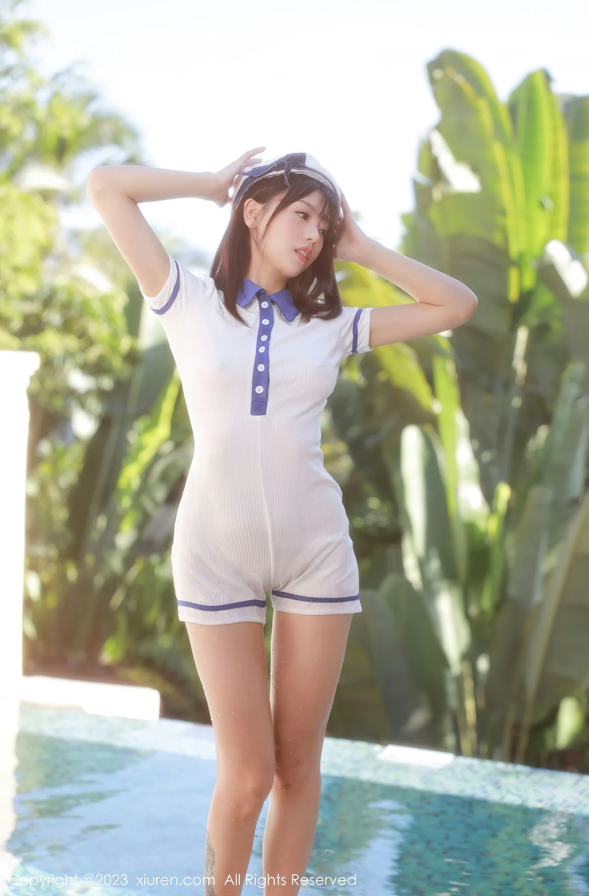 XiuRen 秀人 No.6686 佘贝拉bella 白色海军服南京旅拍 - 29