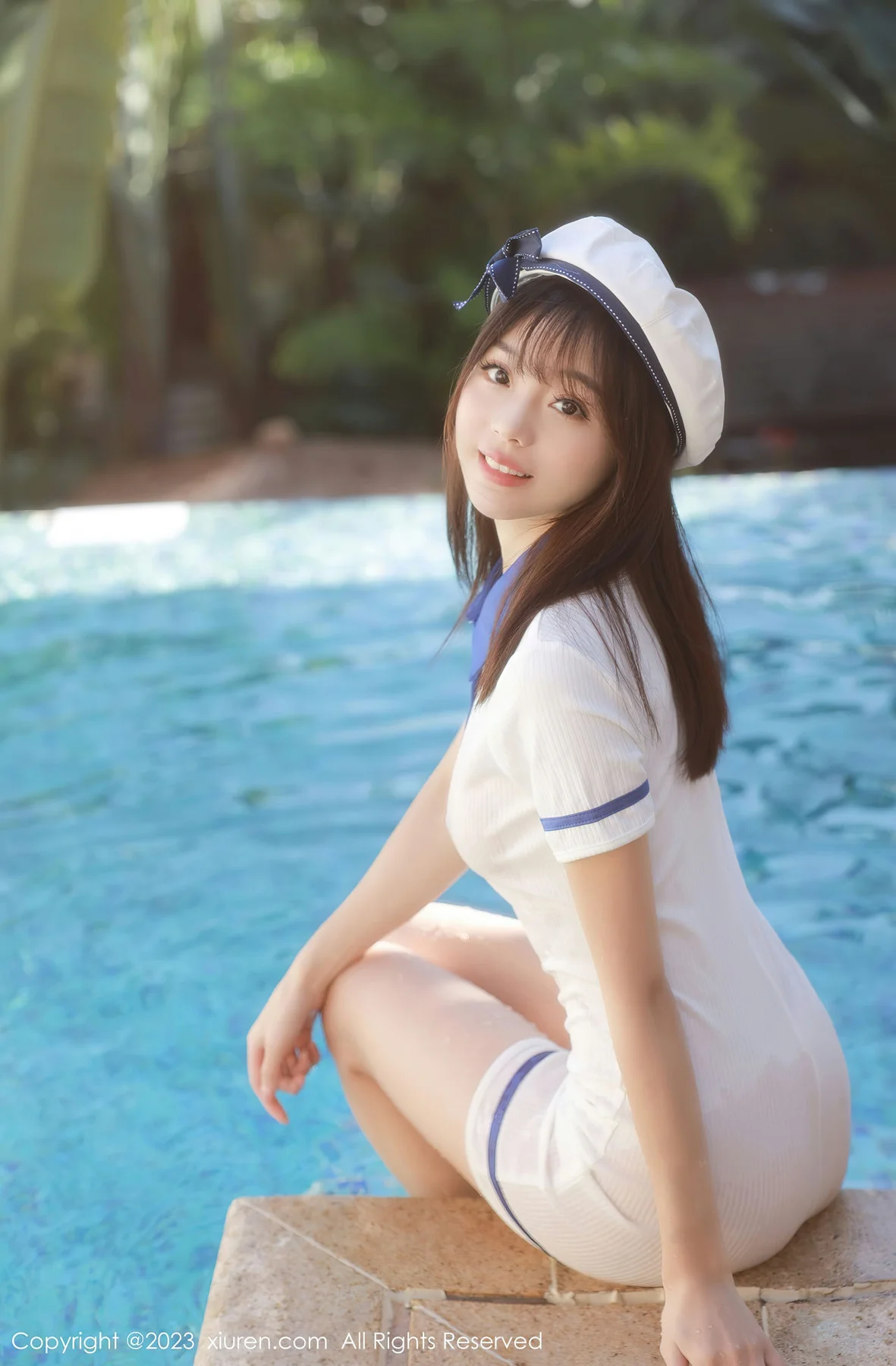 XiuRen 秀人 No.6686 佘贝拉bella 白色海军服南京旅拍 - 33