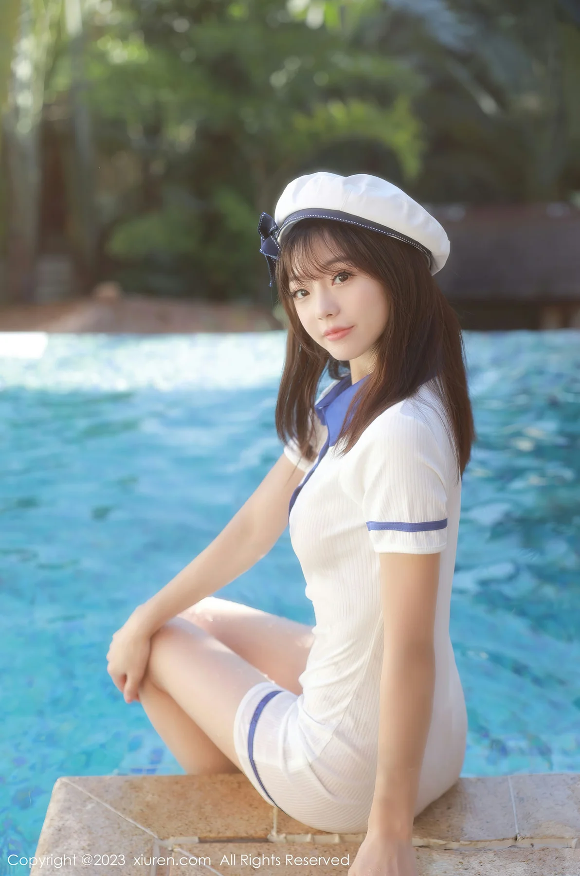 XiuRen 秀人 No.6686 佘贝拉bella 白色海军服南京旅拍 - 34