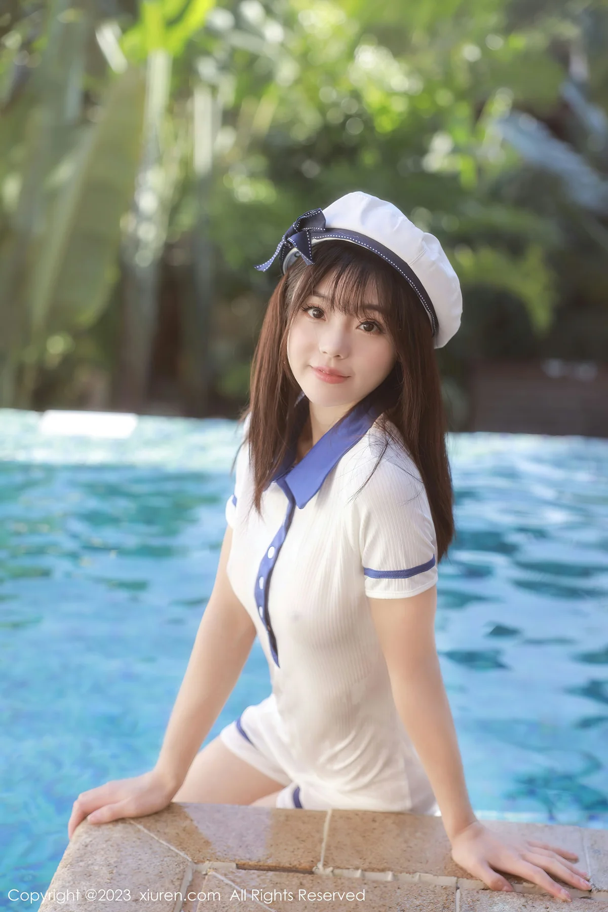 XiuRen 秀人 No.6686 佘贝拉bella 白色海军服南京旅拍 - 36