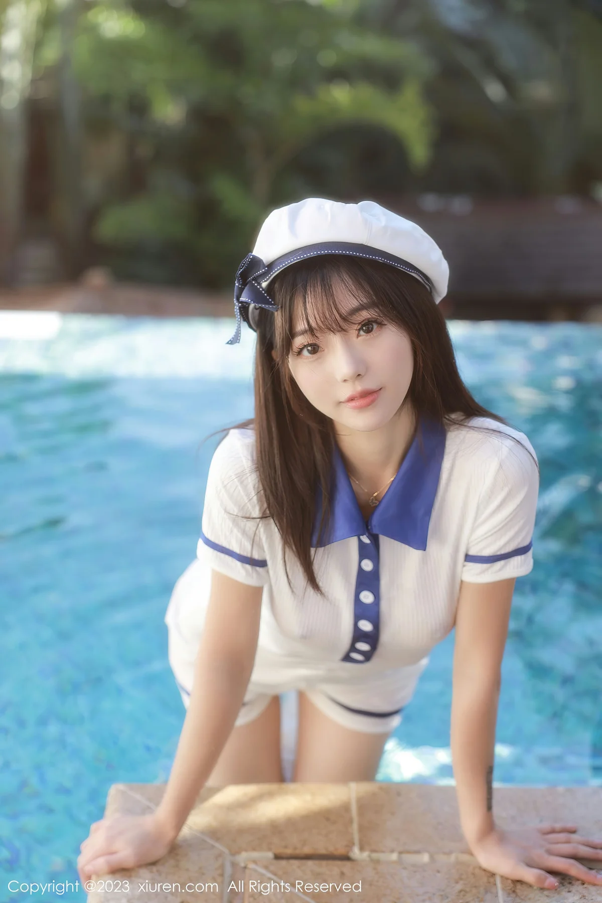 XiuRen 秀人 No.6686 佘贝拉bella 白色海军服南京旅拍 - 38