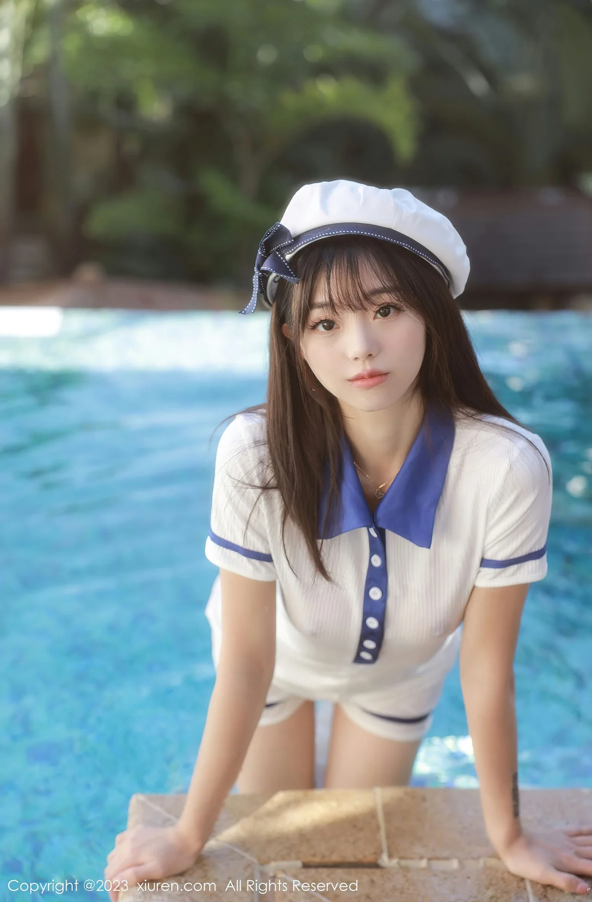 XiuRen 秀人 No.6686 佘贝拉bella 白色海军服南京旅拍 - 39