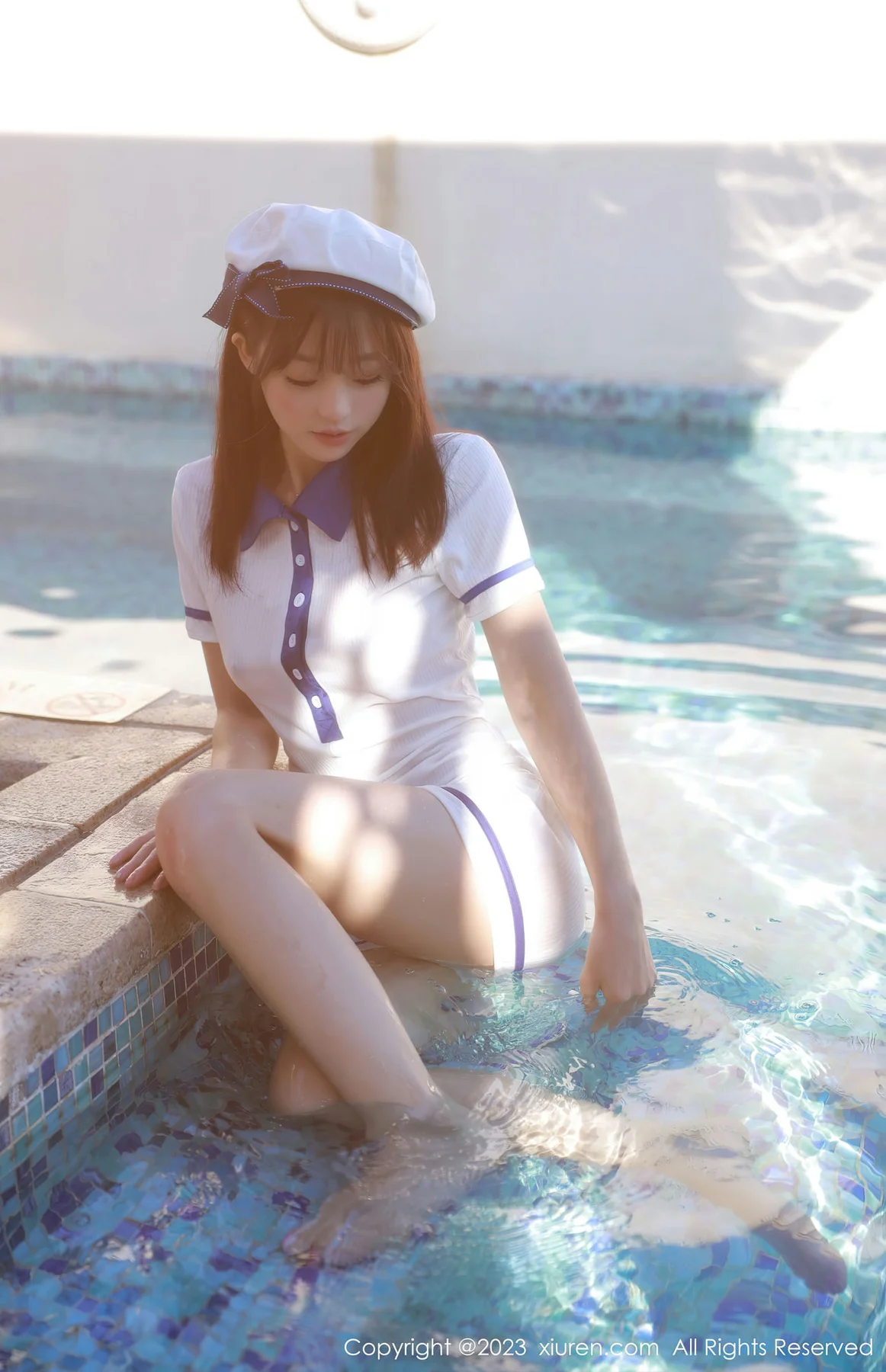 XiuRen 秀人 No.6686 佘贝拉bella 白色海军服南京旅拍 - 41