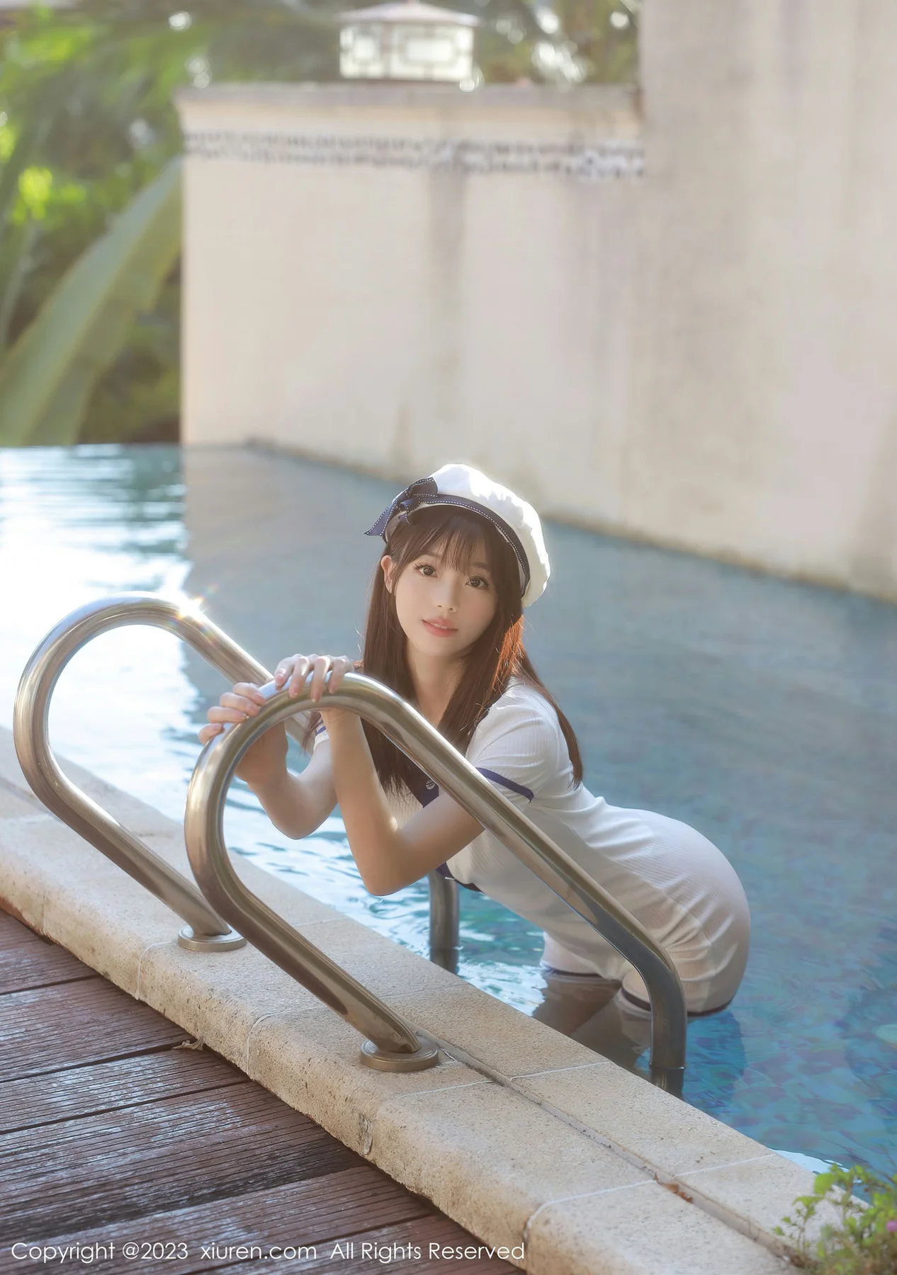 XiuRen 秀人 No.6686 佘贝拉bella 白色海军服南京旅拍 - 42