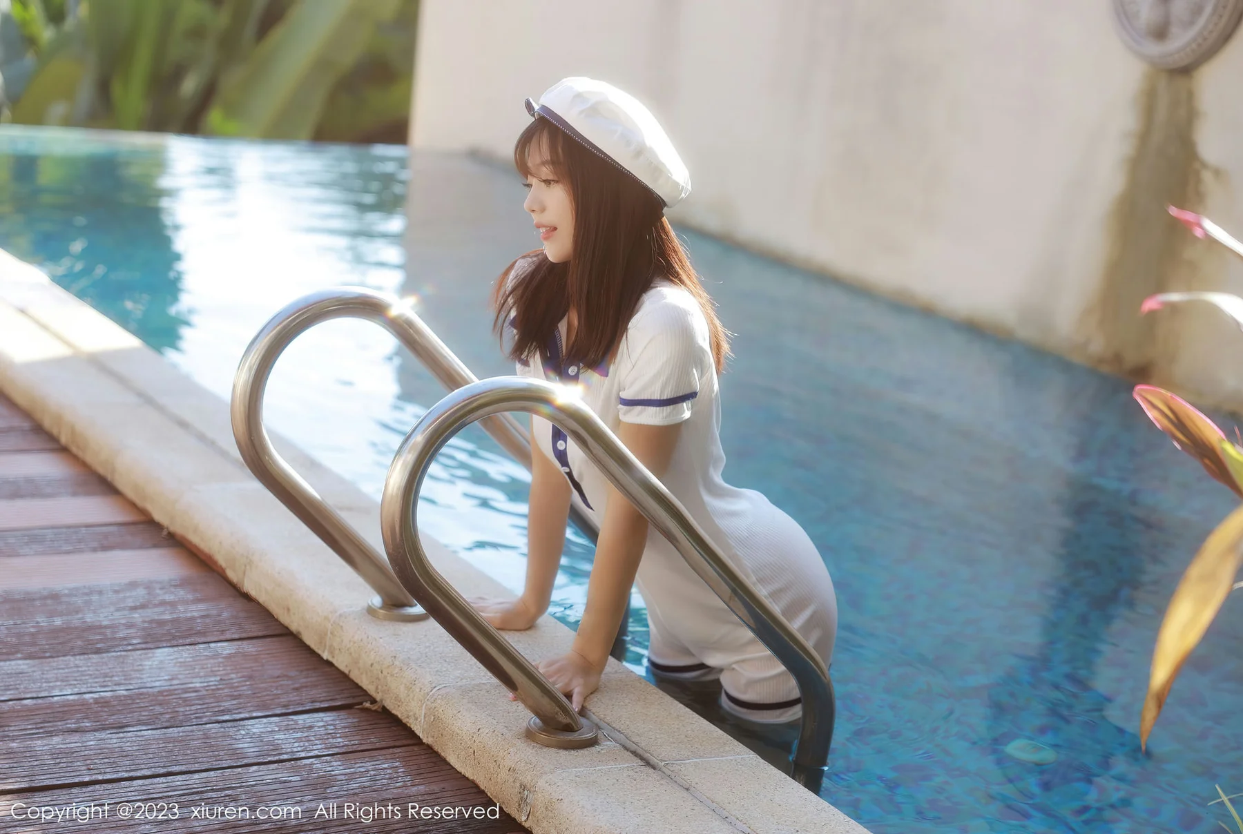 XiuRen 秀人 No.6686 佘贝拉bella 白色海军服南京旅拍 - 43