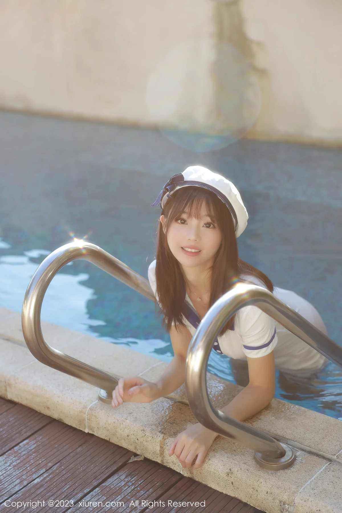 XiuRen 秀人 No.6686 佘贝拉bella 白色海军服南京旅拍 - 44