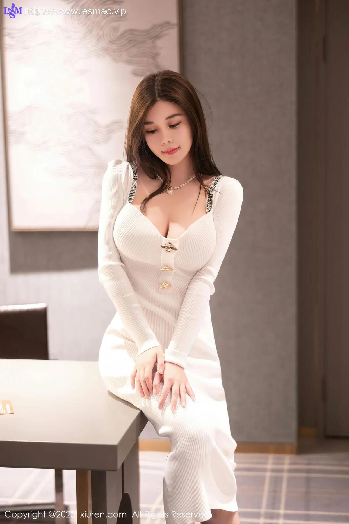 XiuRen 秀人 No.6701 周jojobaby 白色蕾丝内衣性感私房33 - 10
