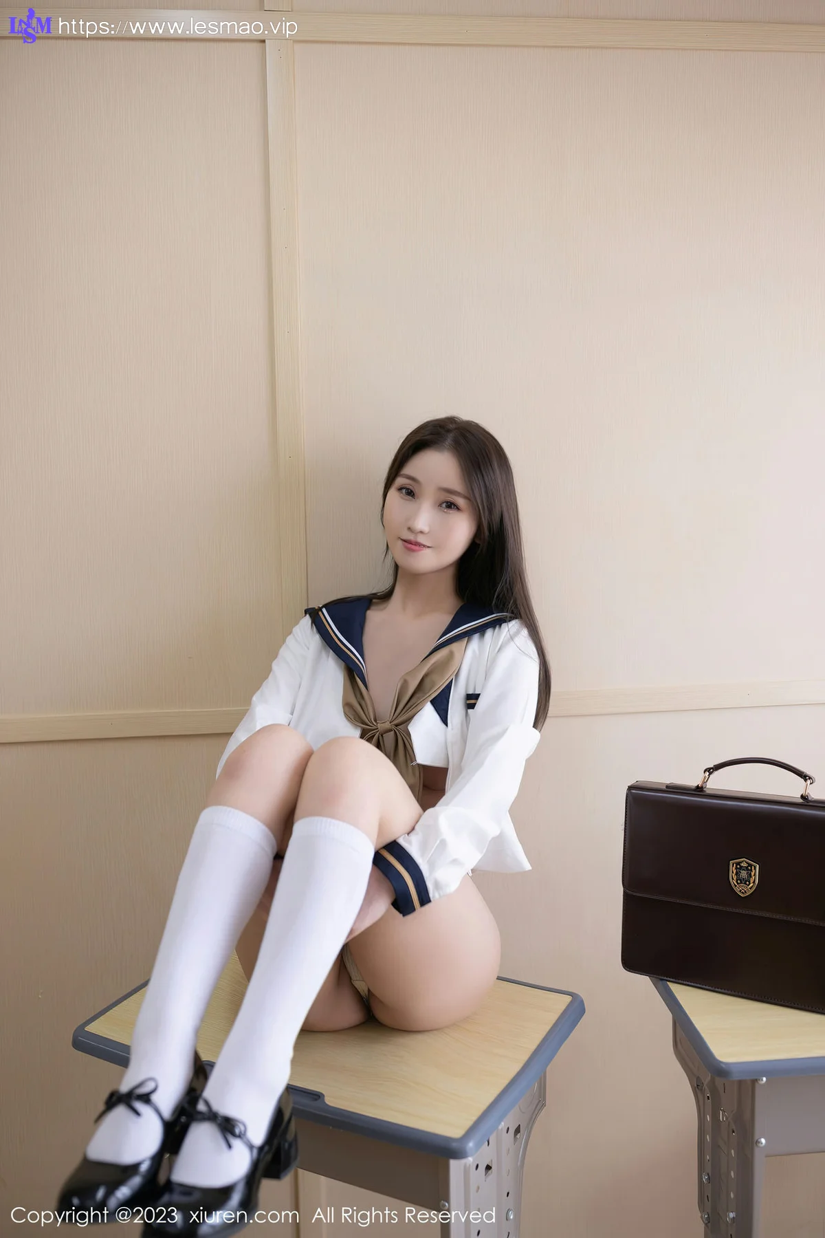 XiuRen 秀人 No.6709 杏子Yada 白色学妹制服首套写真111 - 30