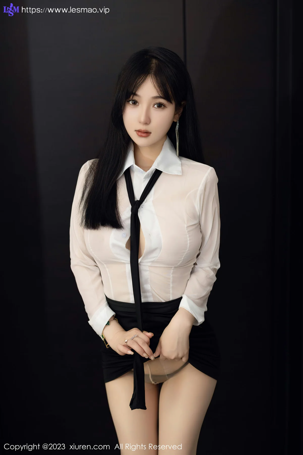 XiuRen 秀人 No.6710 柚琪Rich 白色轻透上衣首套写真33 - 12