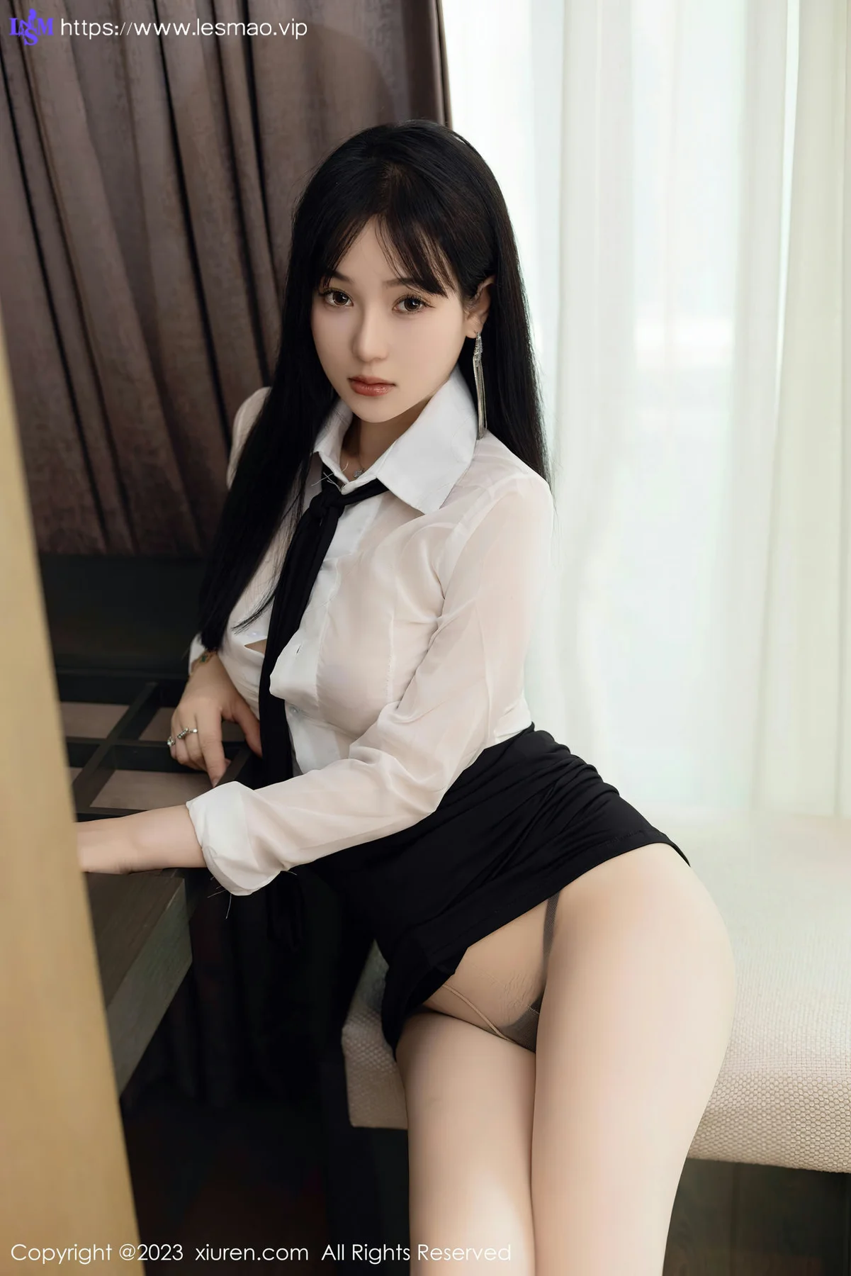XiuRen 秀人 No.6710 柚琪Rich 白色轻透上衣首套写真33 - 17