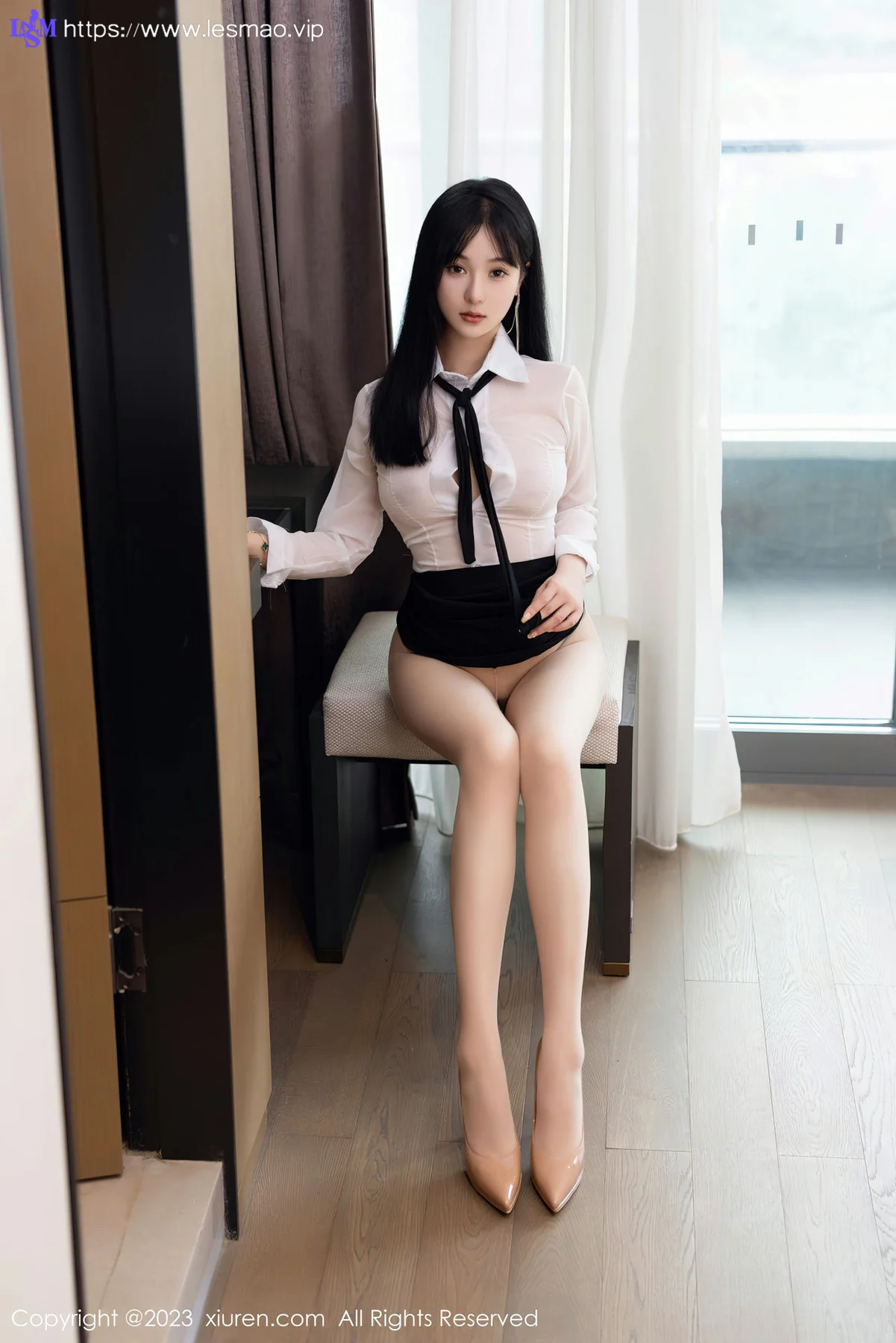 XiuRen 秀人 No.6710 柚琪Rich 白色轻透上衣首套写真33 - 22