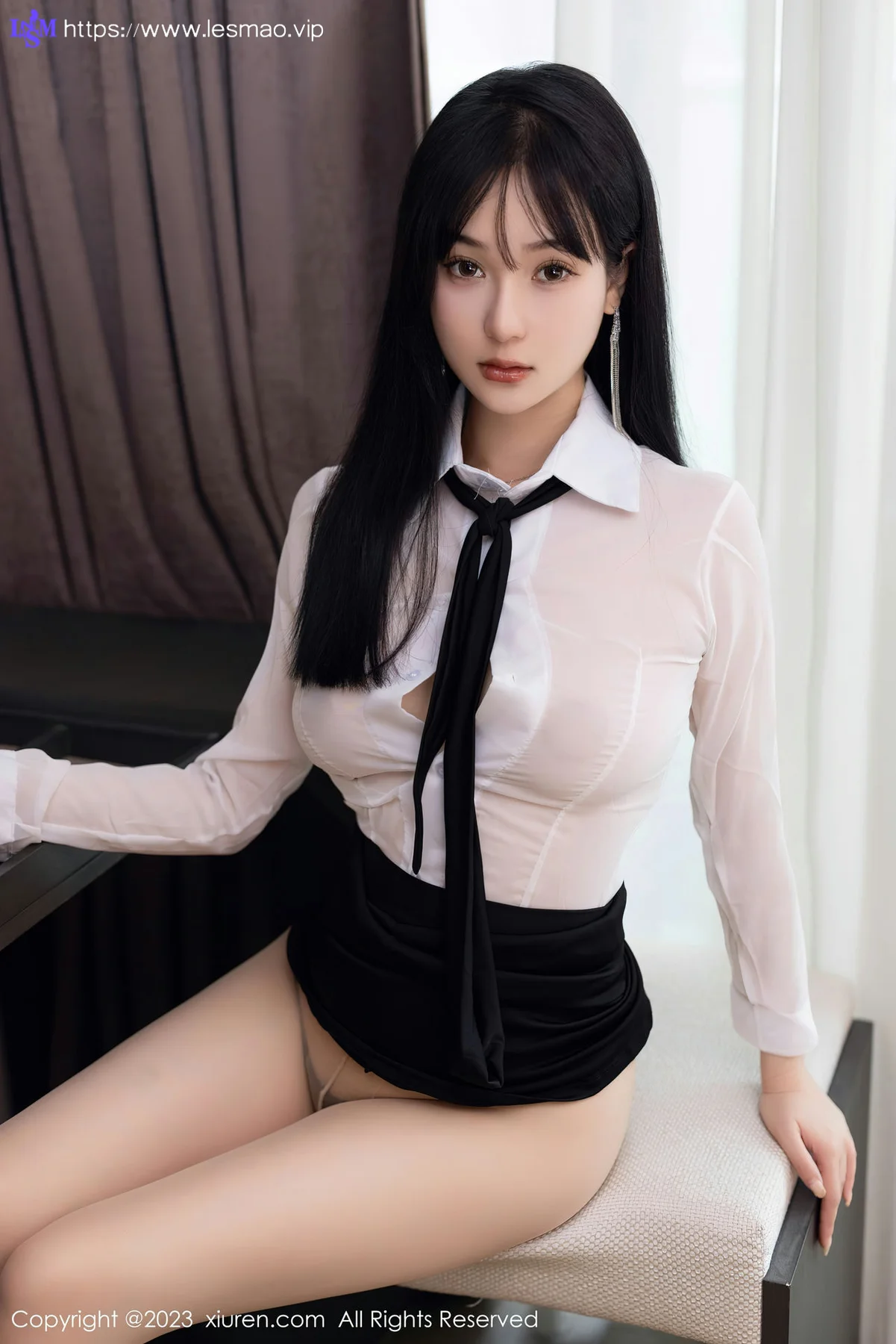XiuRen 秀人 No.6710 柚琪Rich 白色轻透上衣首套写真33 - 25