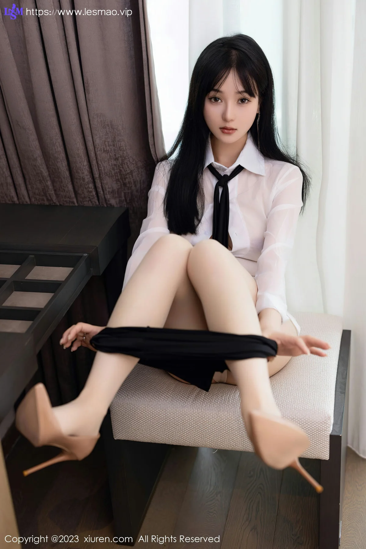 XiuRen 秀人 No.6710 柚琪Rich 白色轻透上衣首套写真33 - 27