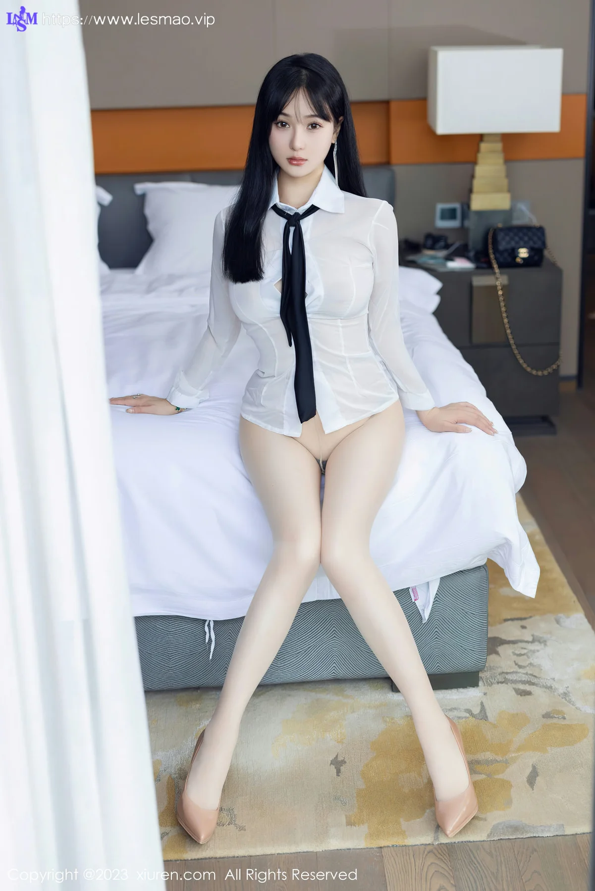 XiuRen 秀人 No.6710 柚琪Rich 白色轻透上衣首套写真33 - 30