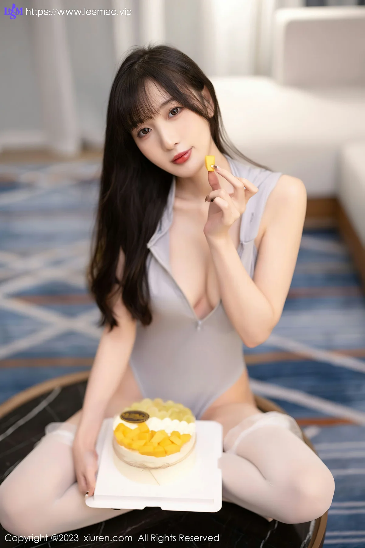 XiuRen 秀人 No.6762 林星阑 灰色高开叉性感写真11 - 20