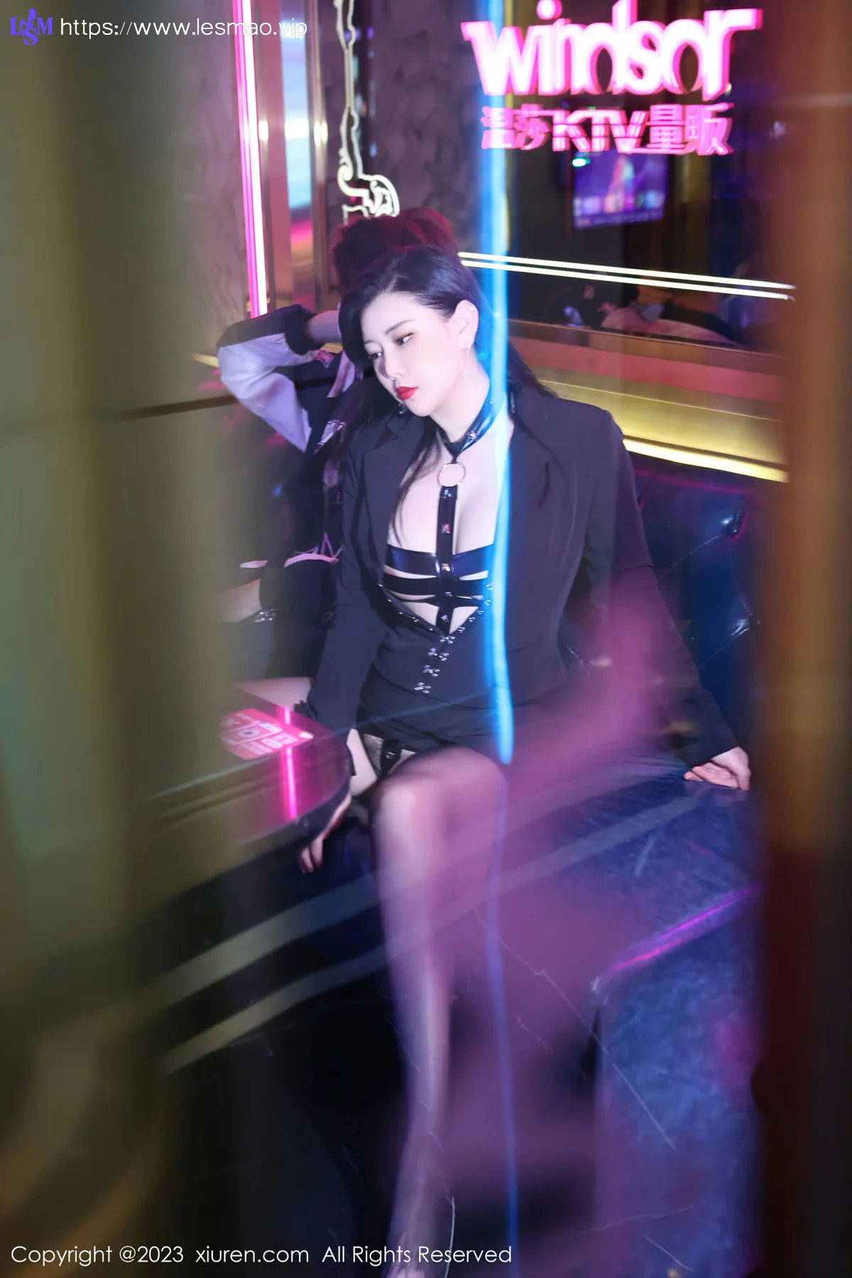 XiuRen 秀人 No.6766 王婉悠Queen 黑色情趣服饰性感写真1 - 14