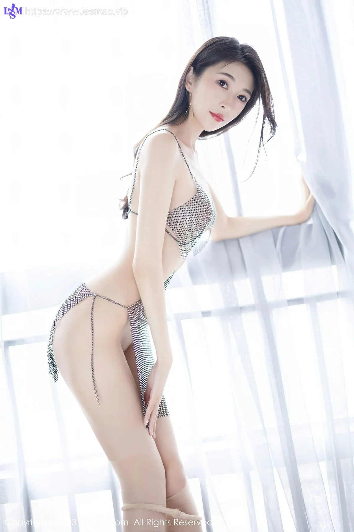 XiuRen 秀人 No.6817 林乐一 网状链式内衣性感写真1 - 66