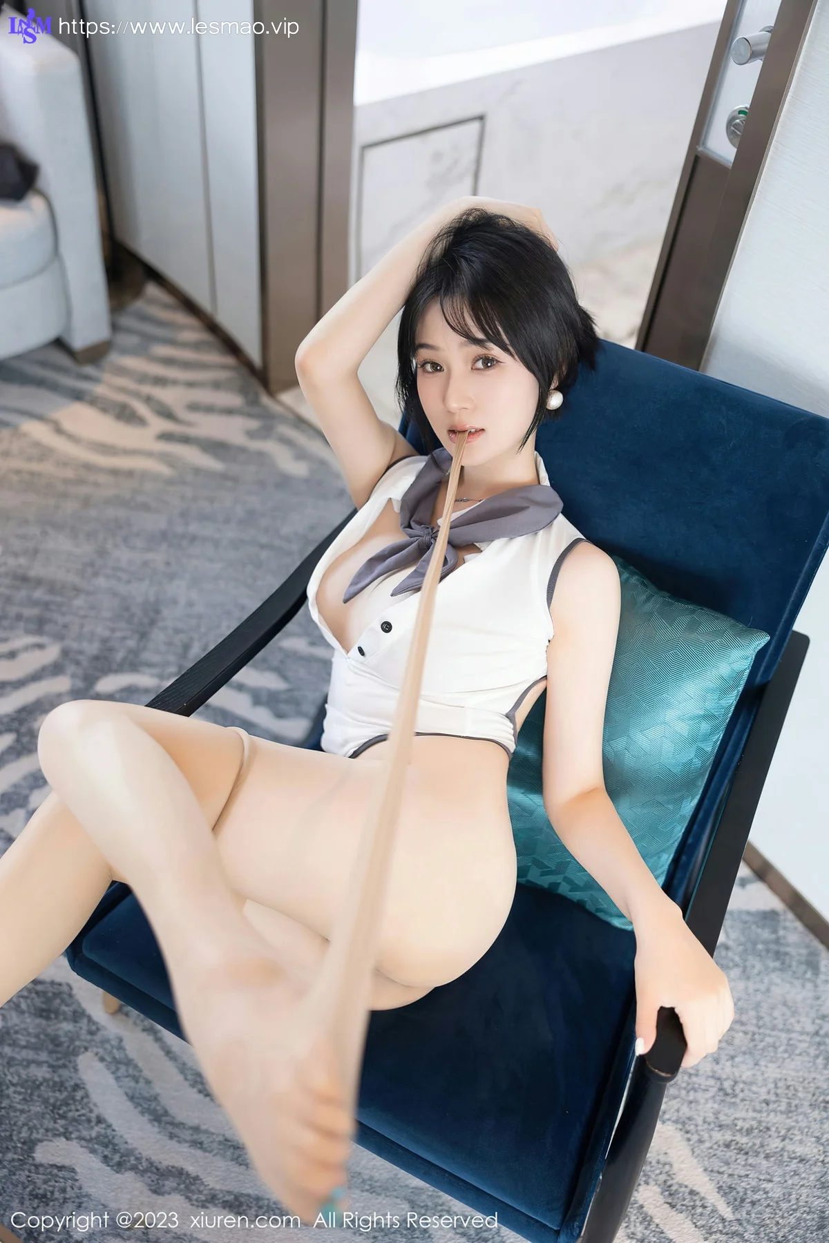 XiuRen 秀人 No.6818 柚琪Rich 轻透高开叉性感写真3 - 71
