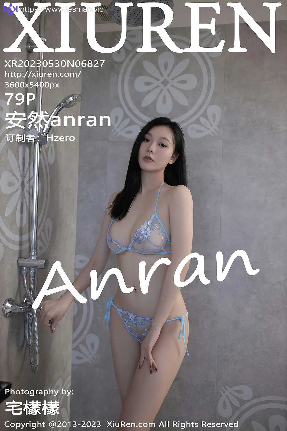 XiuRen 秀人 No.6827 安然anran 蕾丝内衣浴室场景十二月旅拍11 - 80