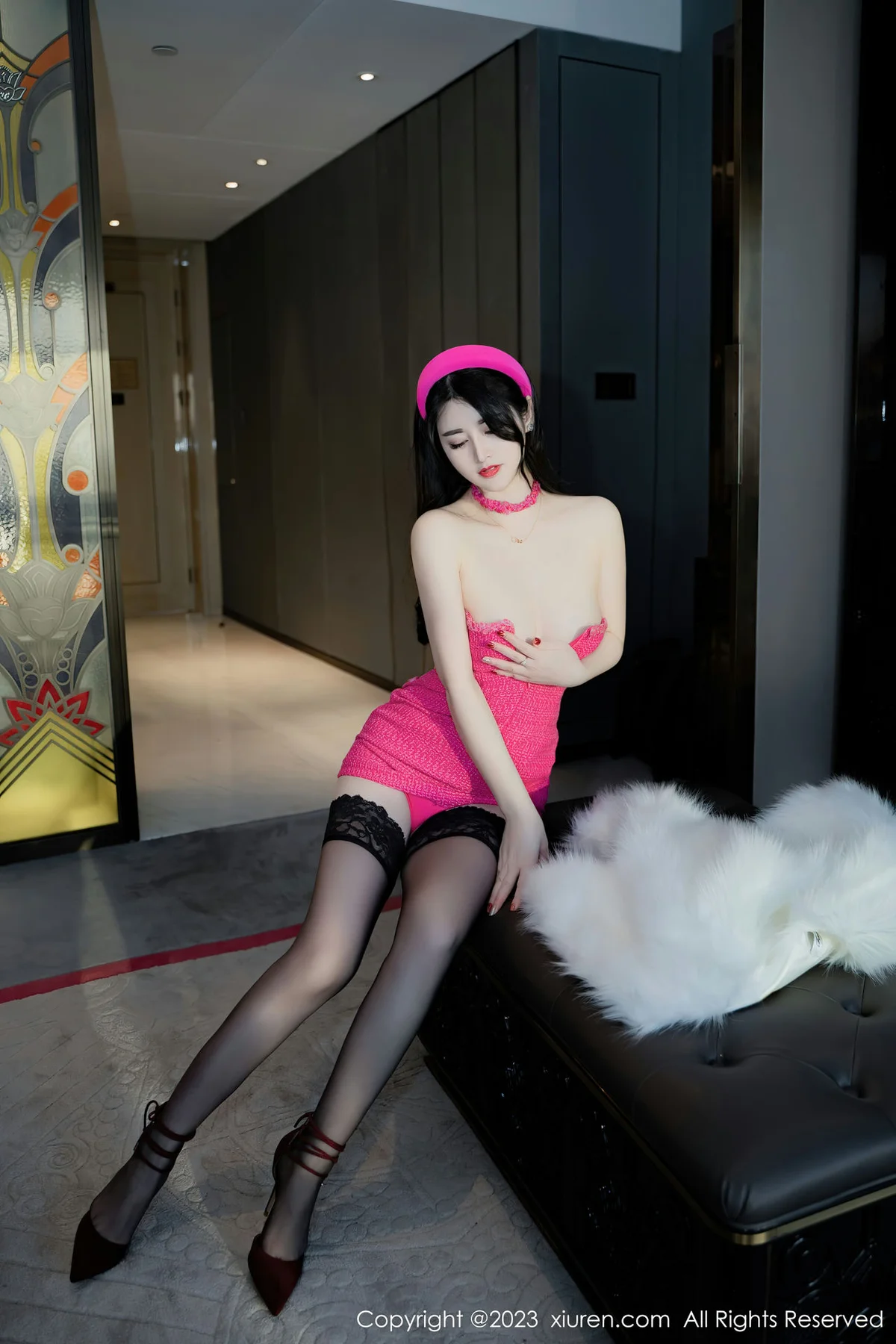 XiuRen 秀人 No.6830 诗诗kiki 魅惑黑丝性感写真2 - 39