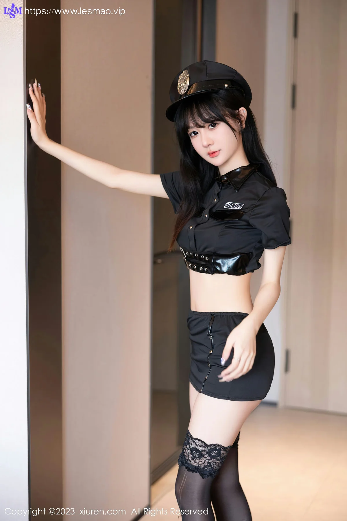 XiuRen 秀人 No.6851 幼幼 黑丝爆乳警花制服1 - 6