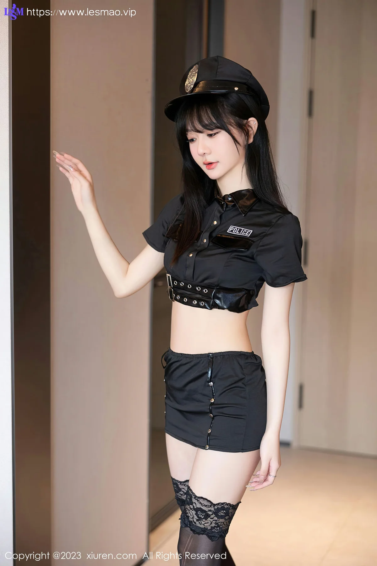 XiuRen 秀人 No.6851 幼幼 黑丝爆乳警花制服1 - 7