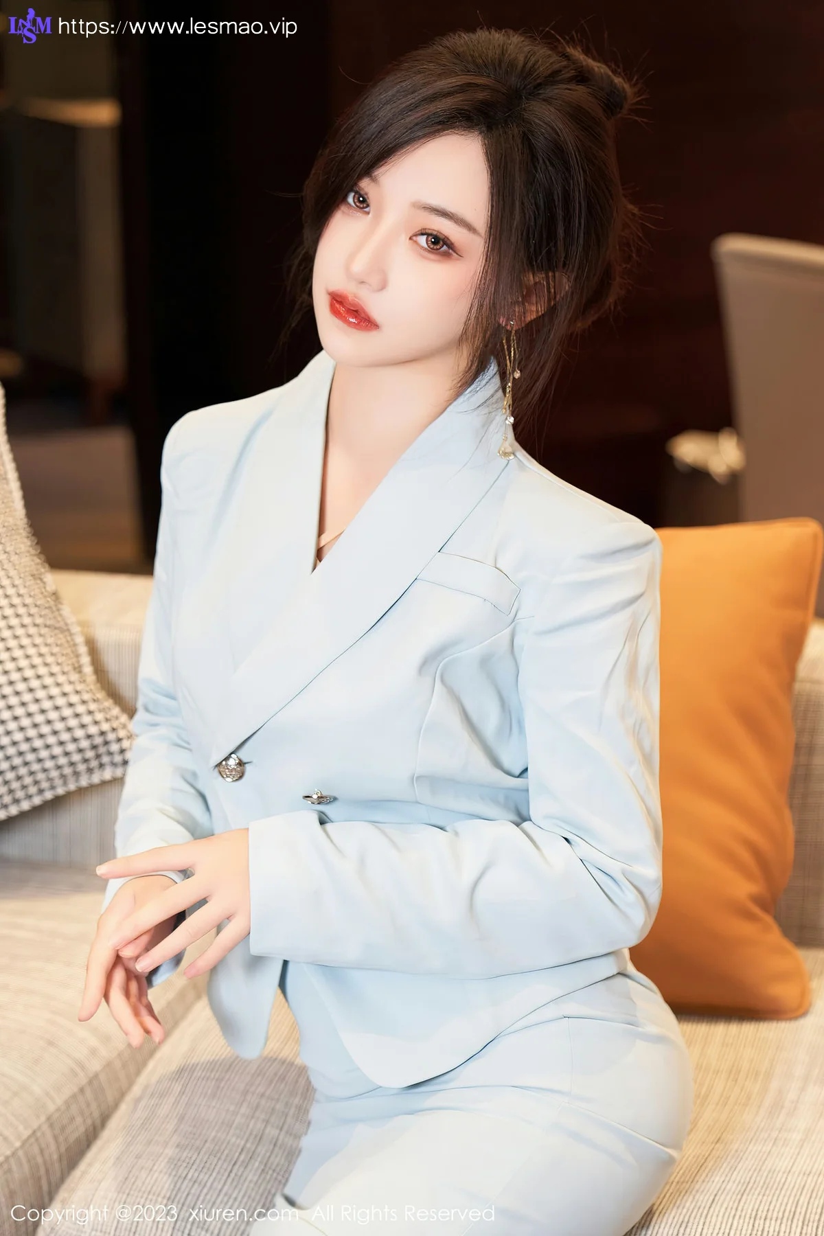 XiuRen 秀人 No.6857 妙可可Cheese 浅色轻透内衣性感写真3 - 20