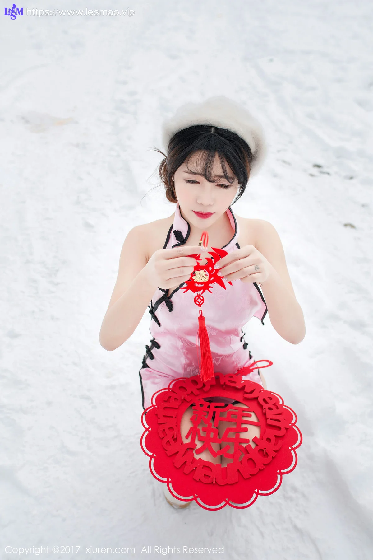 XiuRen 秀人 No.686 Modo 兜豆靓Youlina 户外新春 - 11