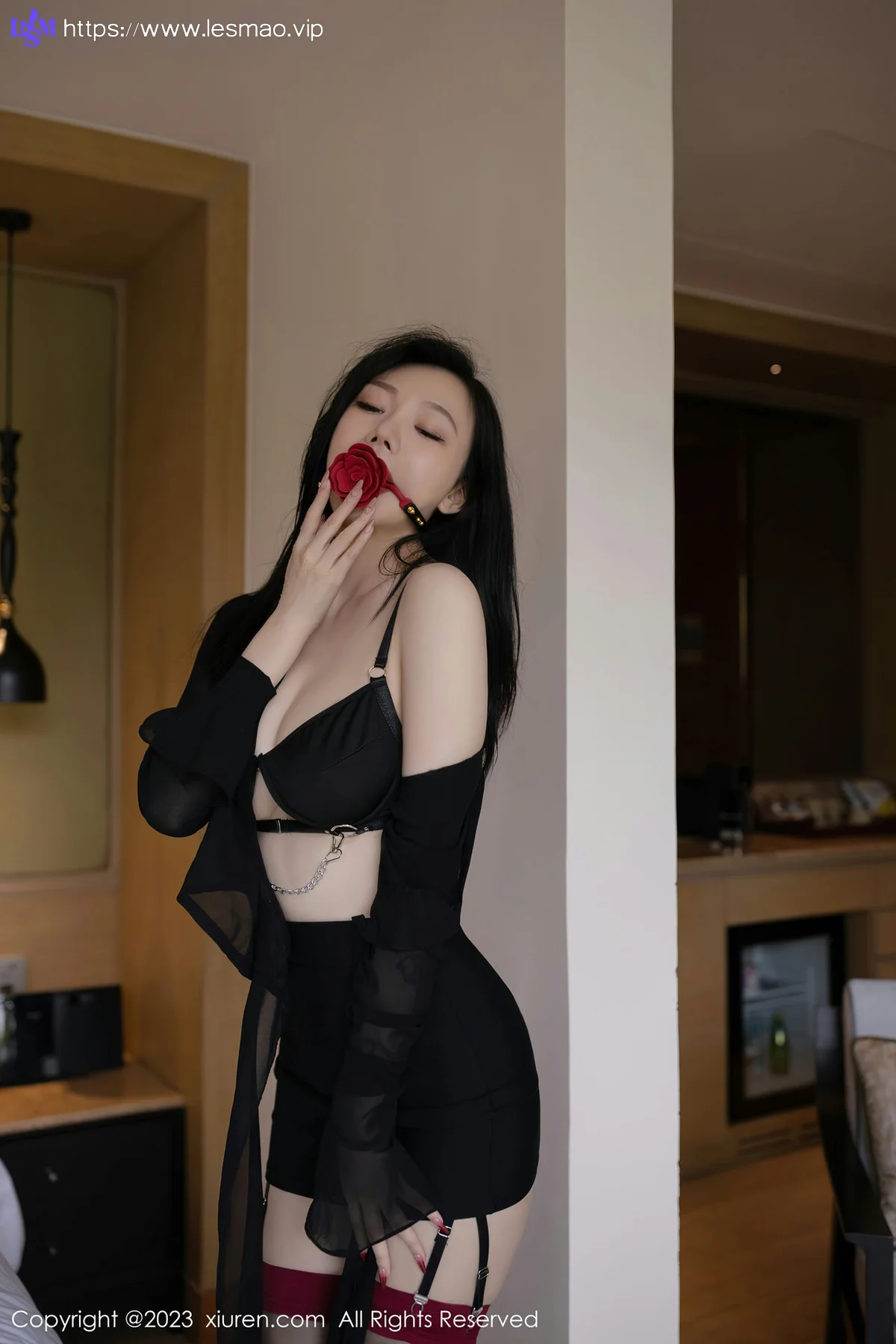 XiuRen 秀人 No.6867 安然anran 魅惑黑丝性感写真222 - 26