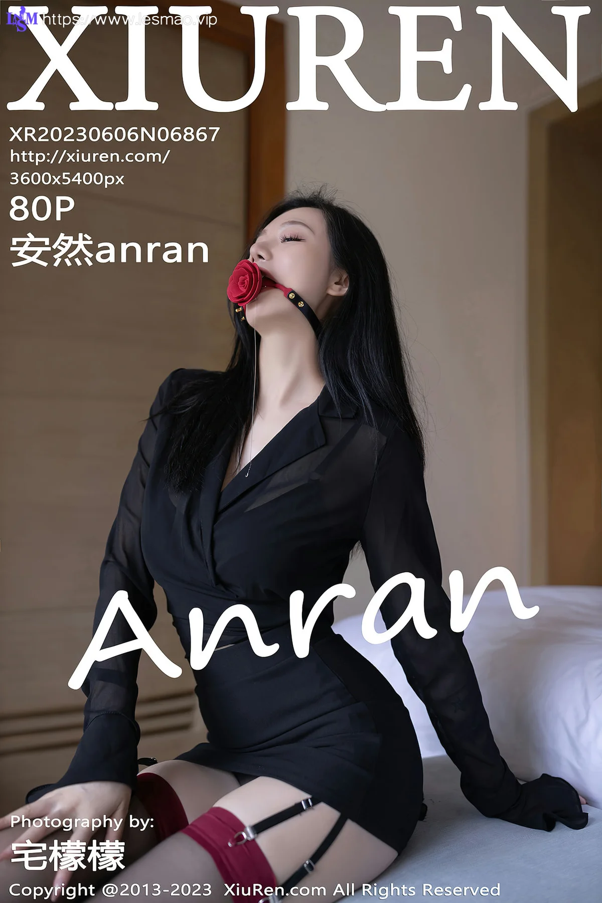 XiuRen 秀人 No.6867 安然anran 魅惑黑丝性感写真222 - 81
