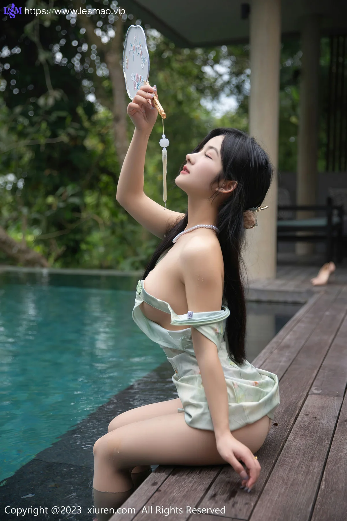 XiuRen 秀人 No.6880 谭小灵 古装薄纱水中场景拍摄1 - 21