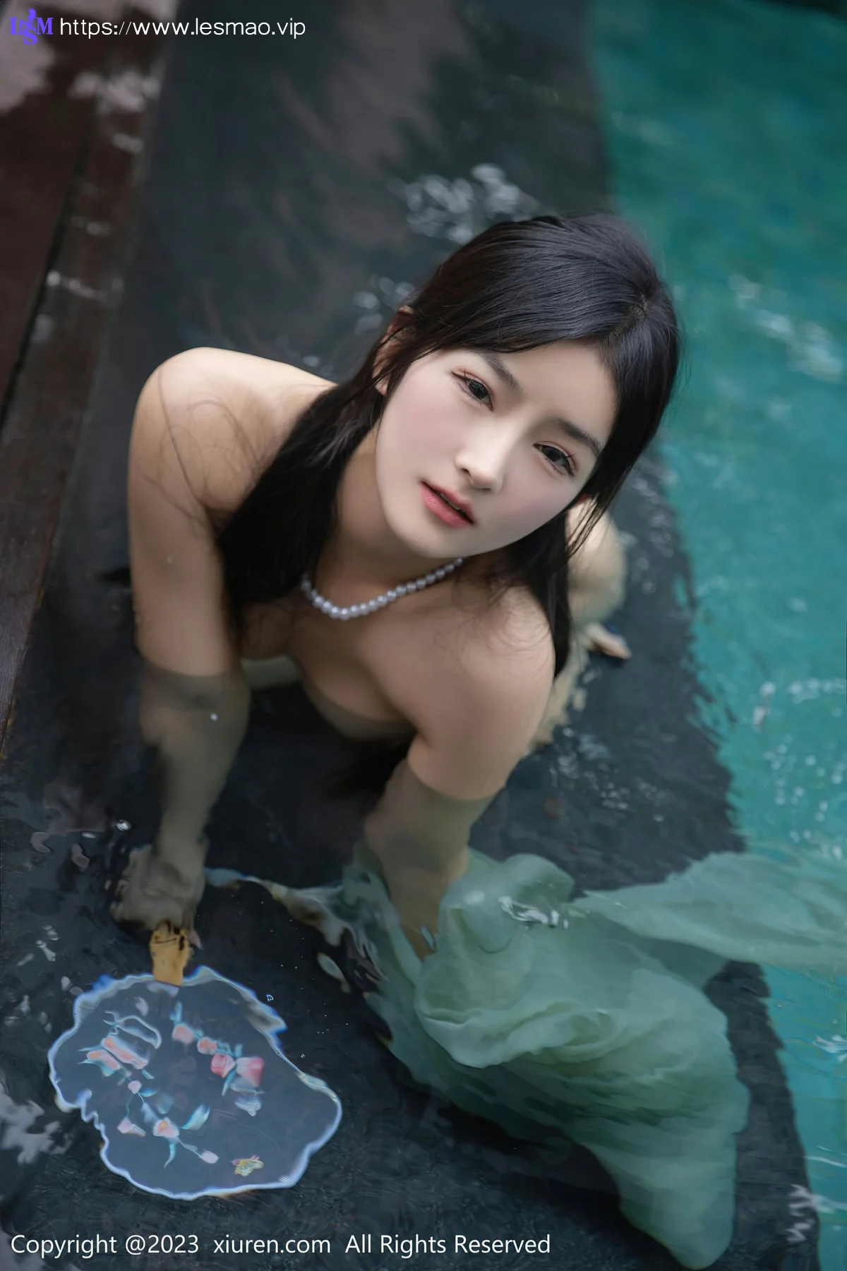XiuRen 秀人 No.6880 谭小灵 古装薄纱水中场景拍摄1 - 64