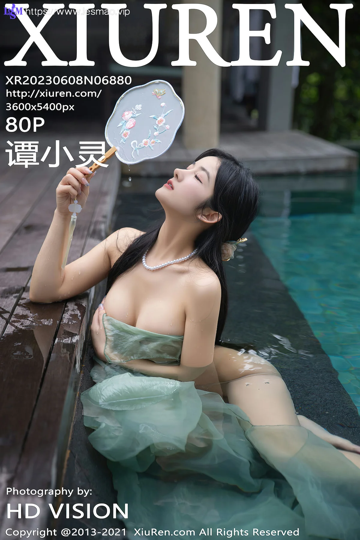 XiuRen 秀人 No.6880 谭小灵 古装薄纱水中场景拍摄1 - 81