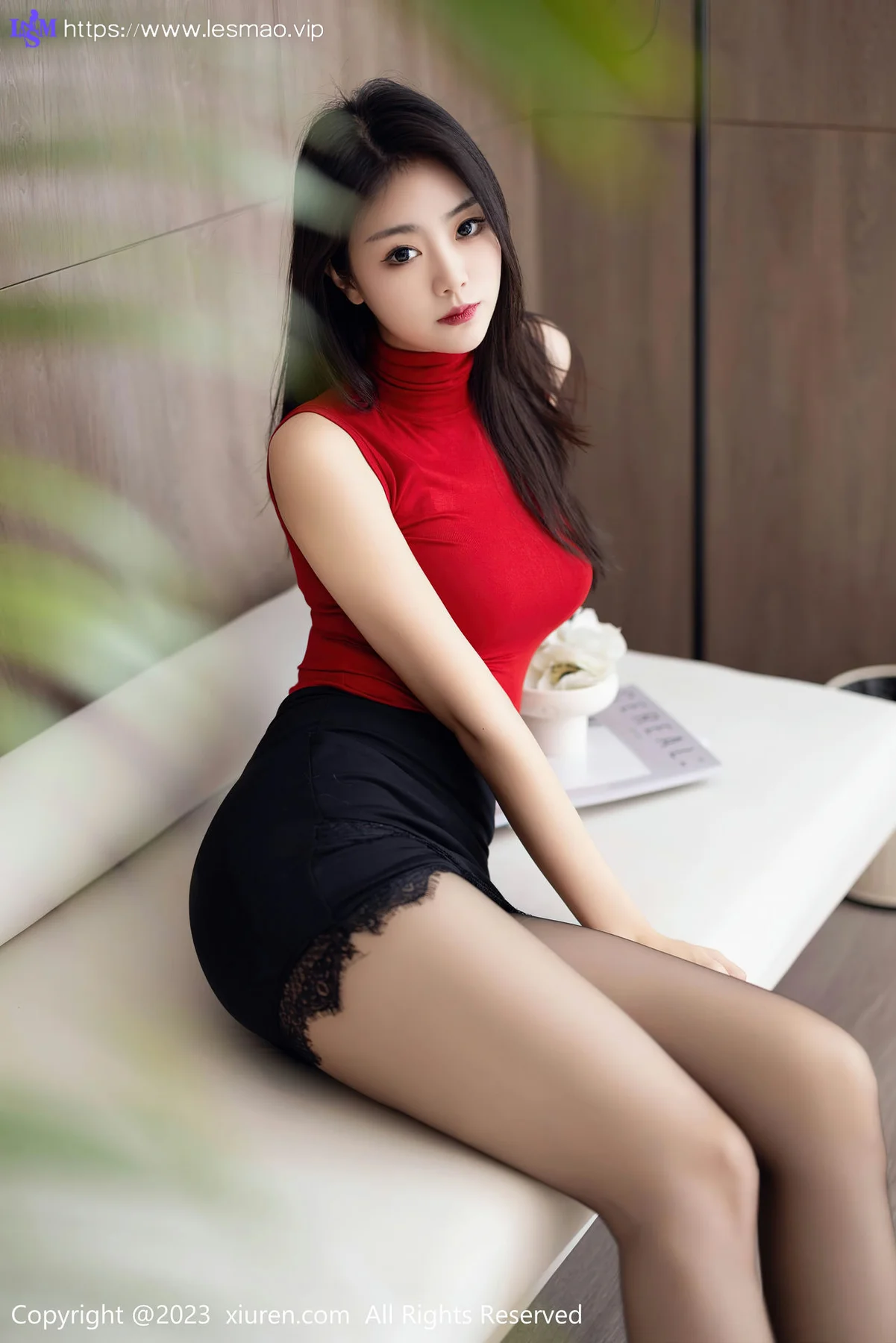 XiuRen 秀人 No.6883 可樂Vicky 性感黑色短裙性感写真3 - 19