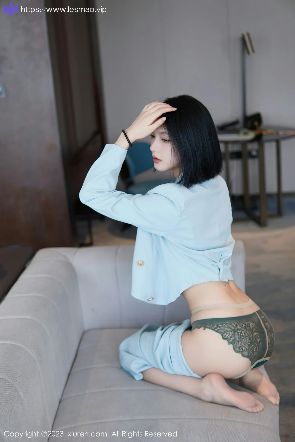 XiuRen 秀人 No.6885 乔一一 诱人原色丝袜性感写真 - 49