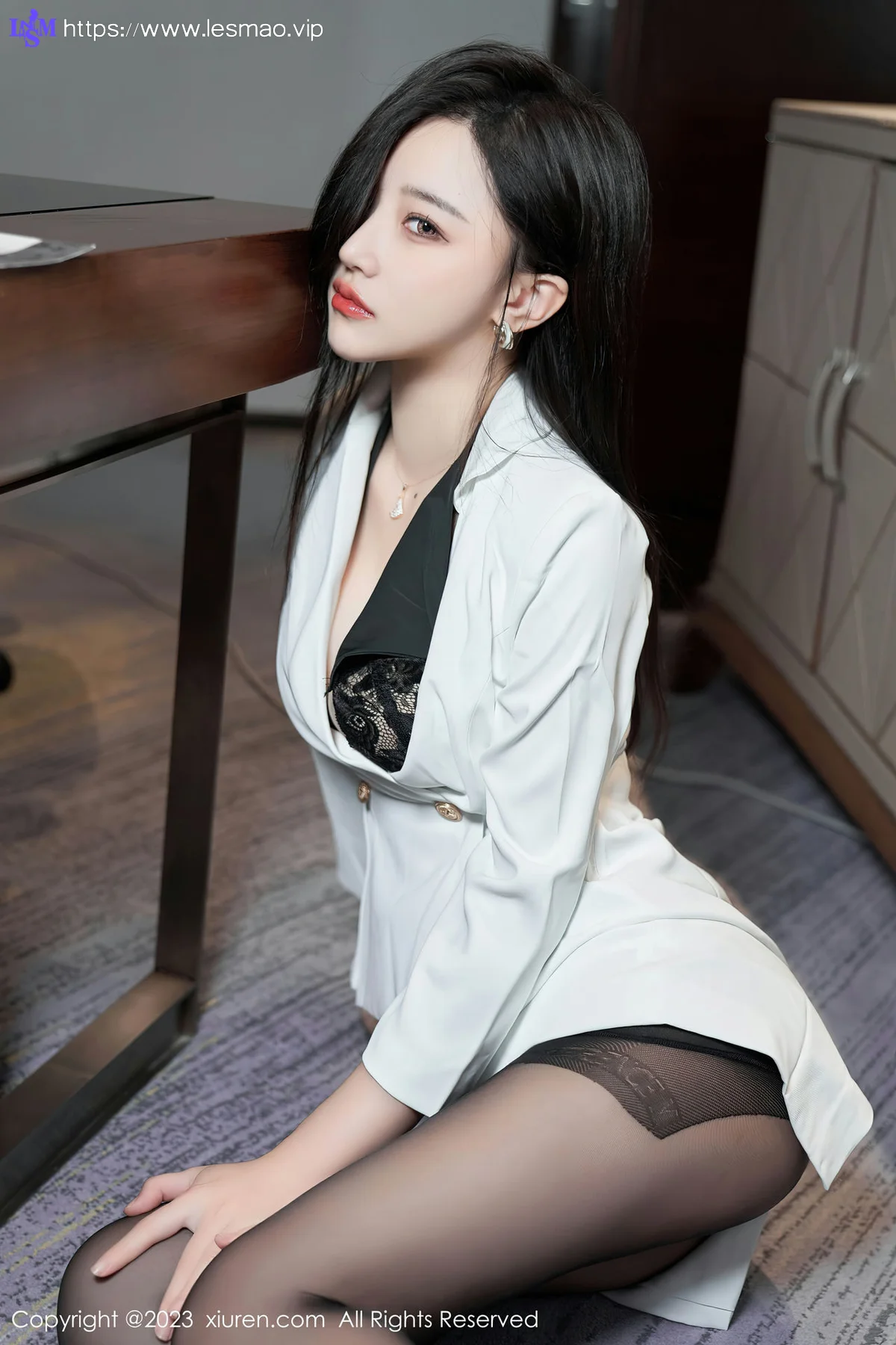 XiuRen 秀人 No.6900 妙可可Cheese 魅惑黑丝性感写真3 - 40