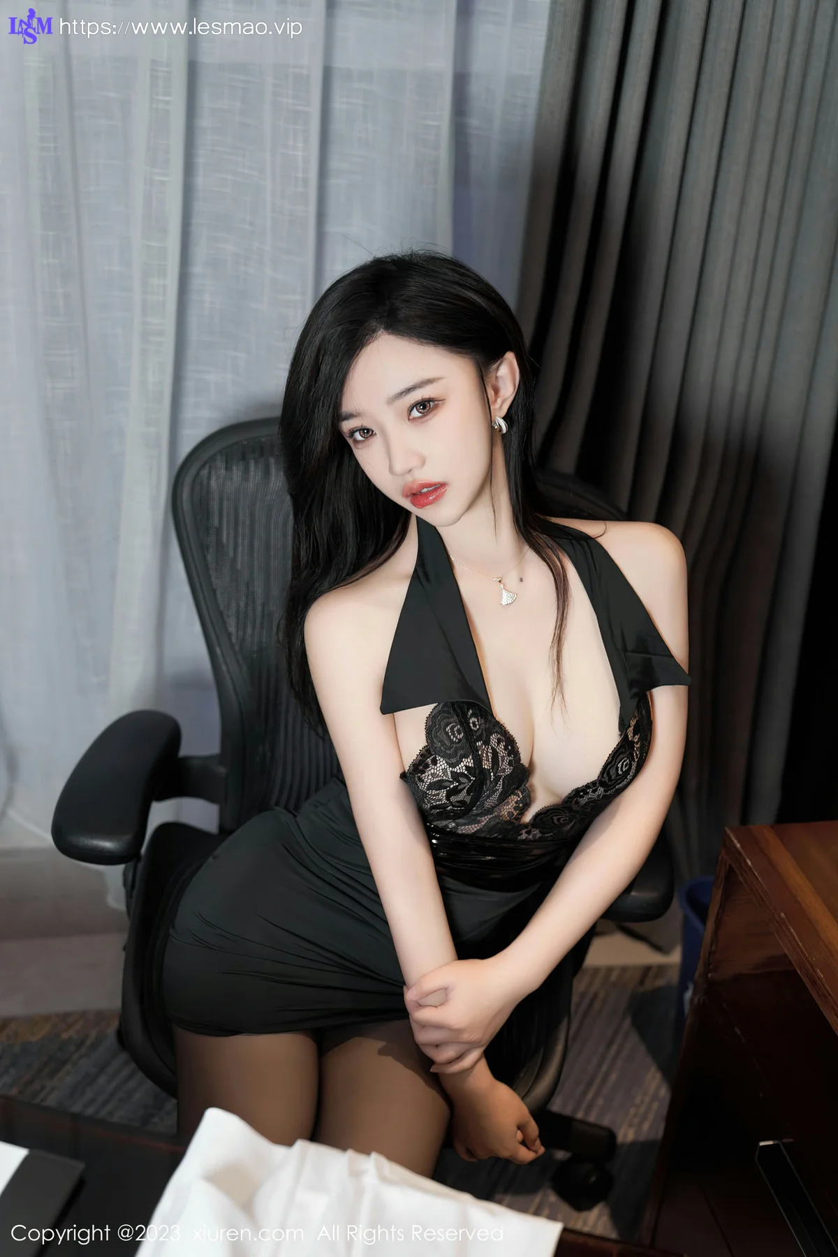XiuRen 秀人 No.6900 妙可可Cheese 魅惑黑丝性感写真3 - 45
