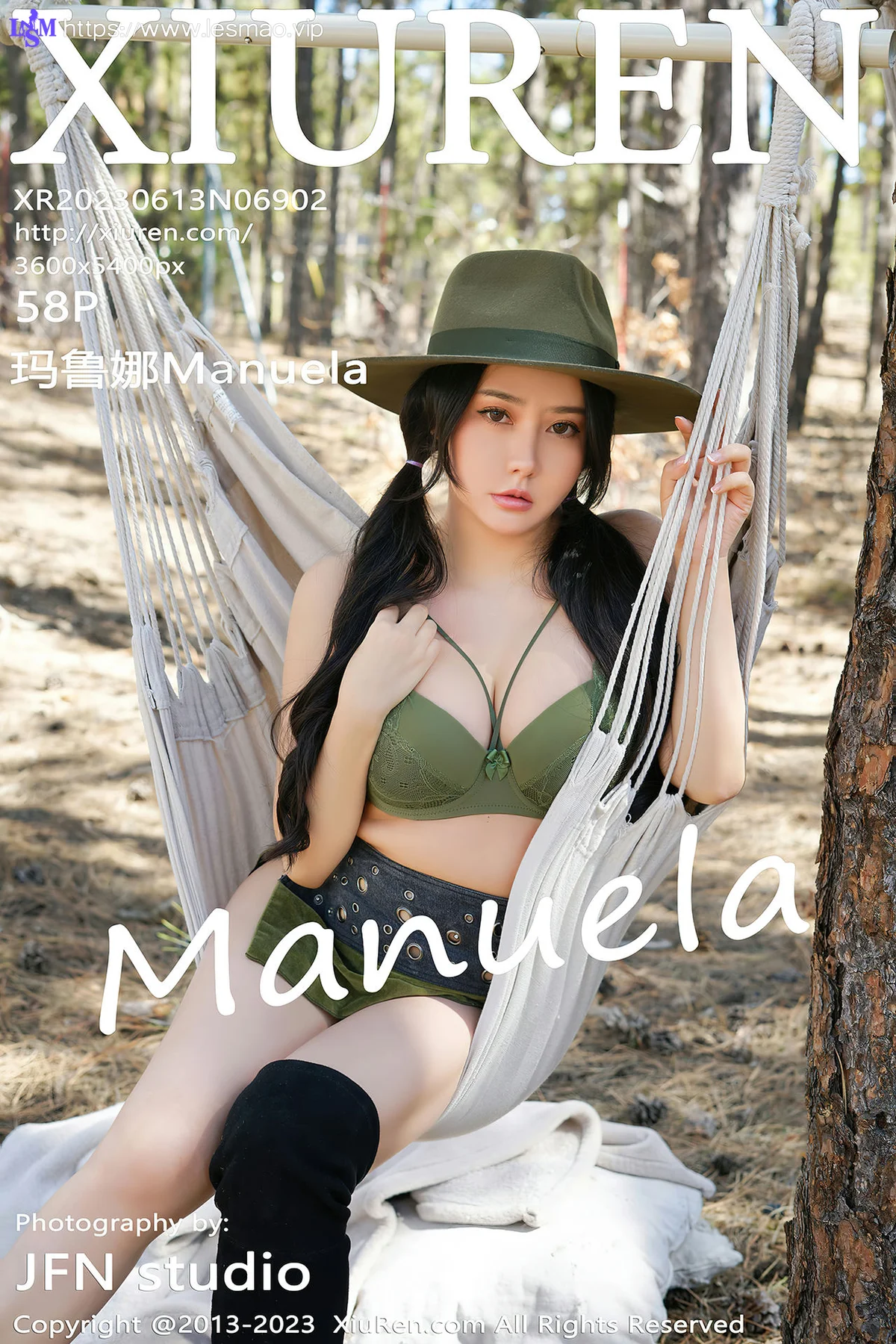 XiuRen 秀人 No.6902 Manuela玛鲁娜 牛仔户外场景性感写真 - 59