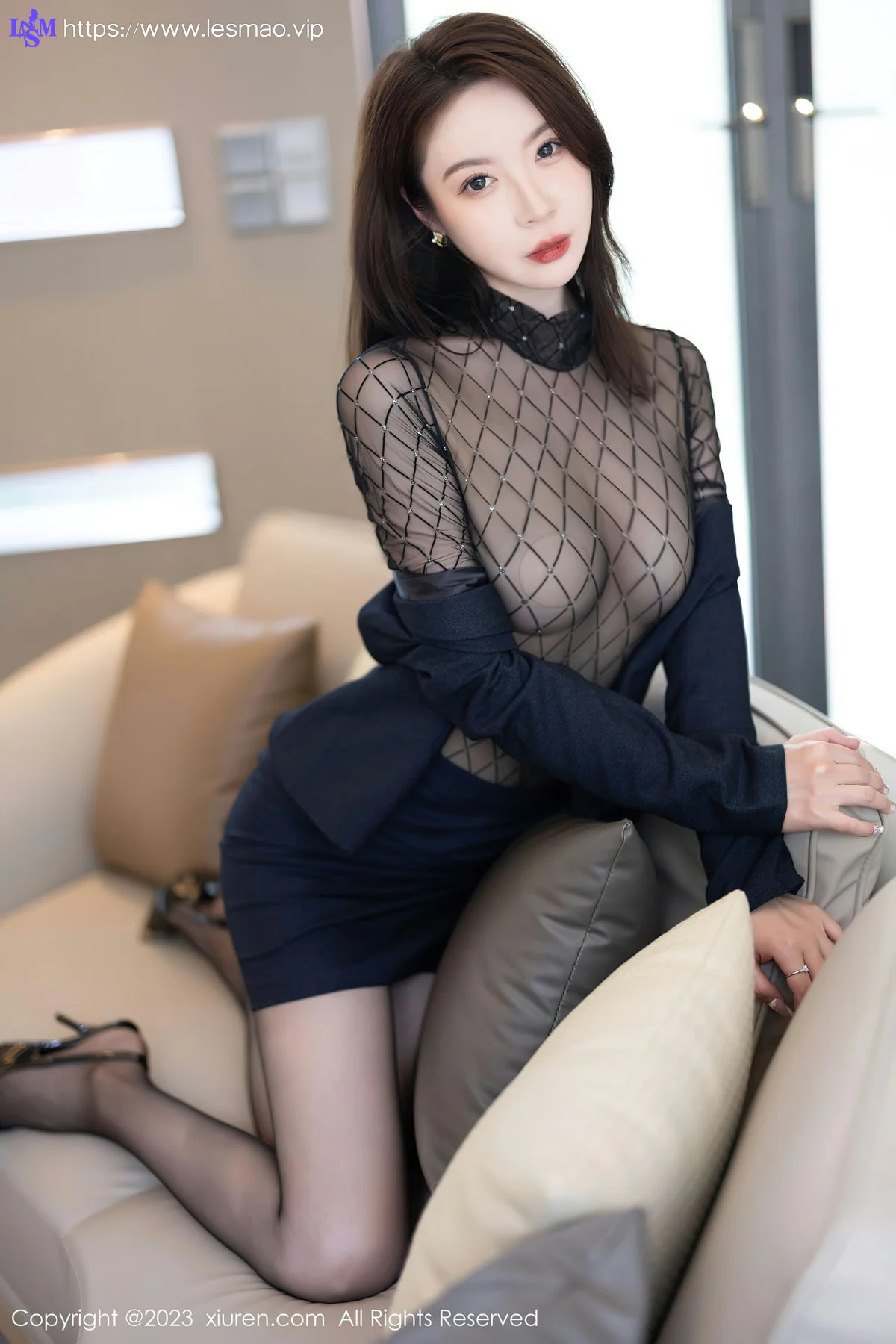 XiuRen 秀人 No.6914 梦心玥 薄纱高开叉性感写真2 - 51