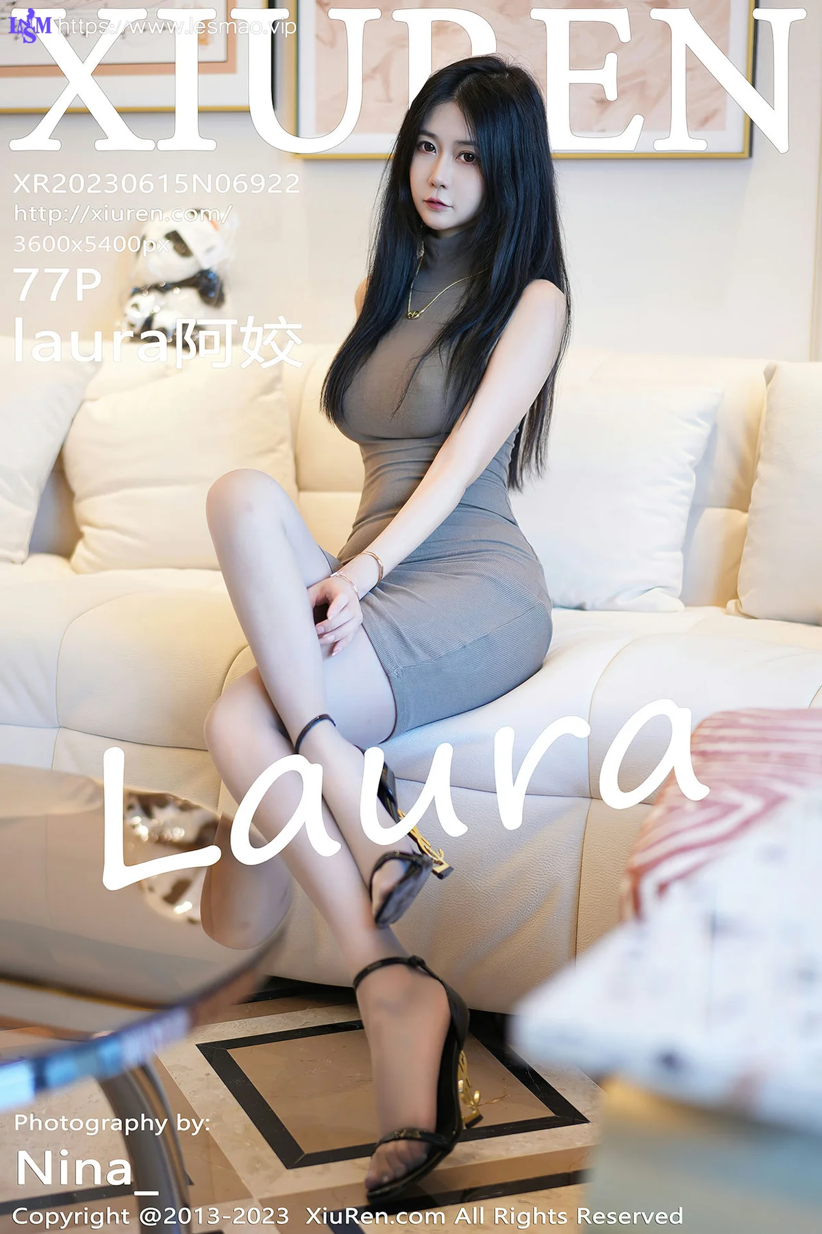 XiuRen 秀人 No.6922 laura阿姣 诱人灰丝性感写真222 - 78
