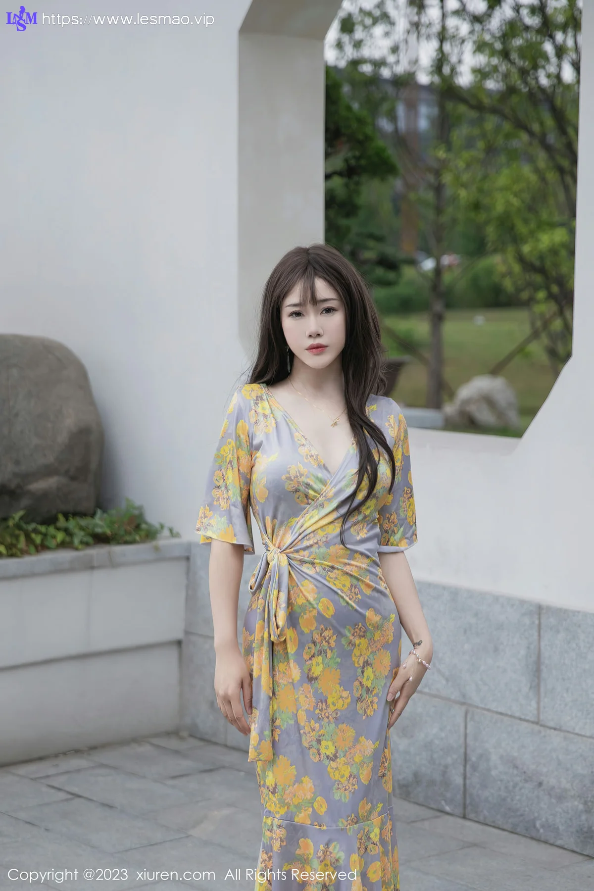 XiuRen 秀人 No.6949 严利娅Yuliya 黄灰色睡裙性感写真2 - 39